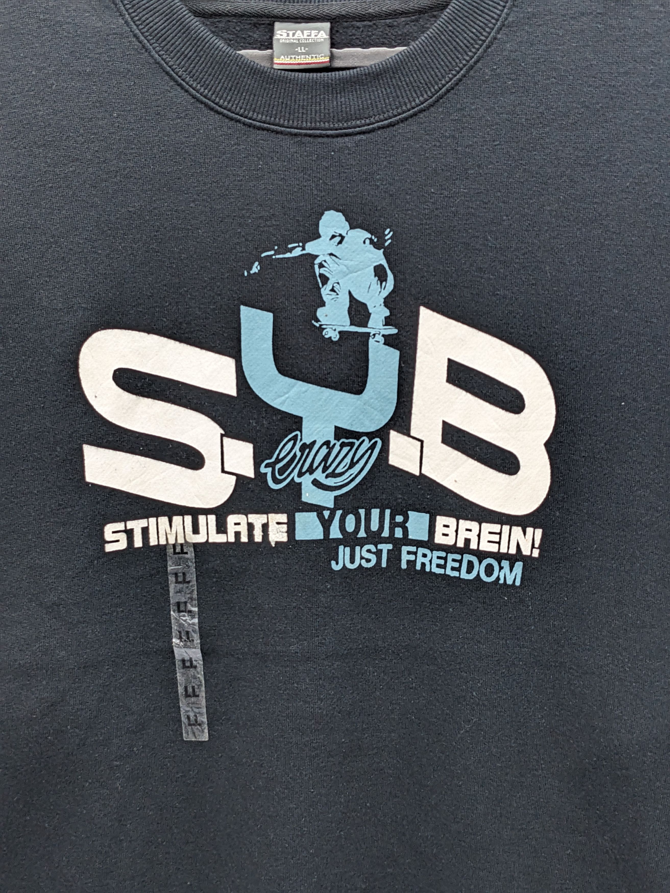 Japanese Brand STAFF A S.Y.B. Stimulate Your Brein Snowboard/Surf Graphic Size US XL / EU 56 / 4 - 3 Thumbnail