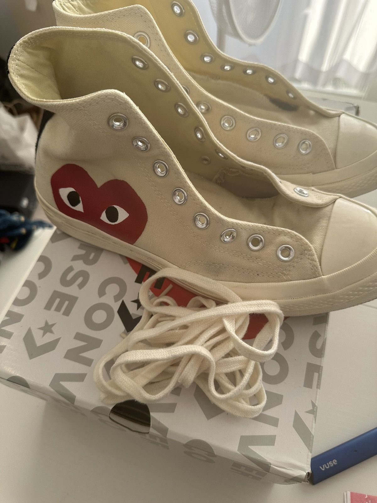 Comme des Garcons × Converse CDG x Converse Hi-top Size US 9 / EU 42 - 7 Thumbnail