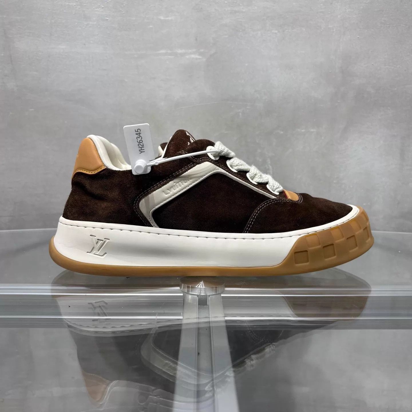 Louis Vuitton LV Tilted Brown Biscuit Shoes UK8 42 Size US 9 / EU 42 - 4 Thumbnail