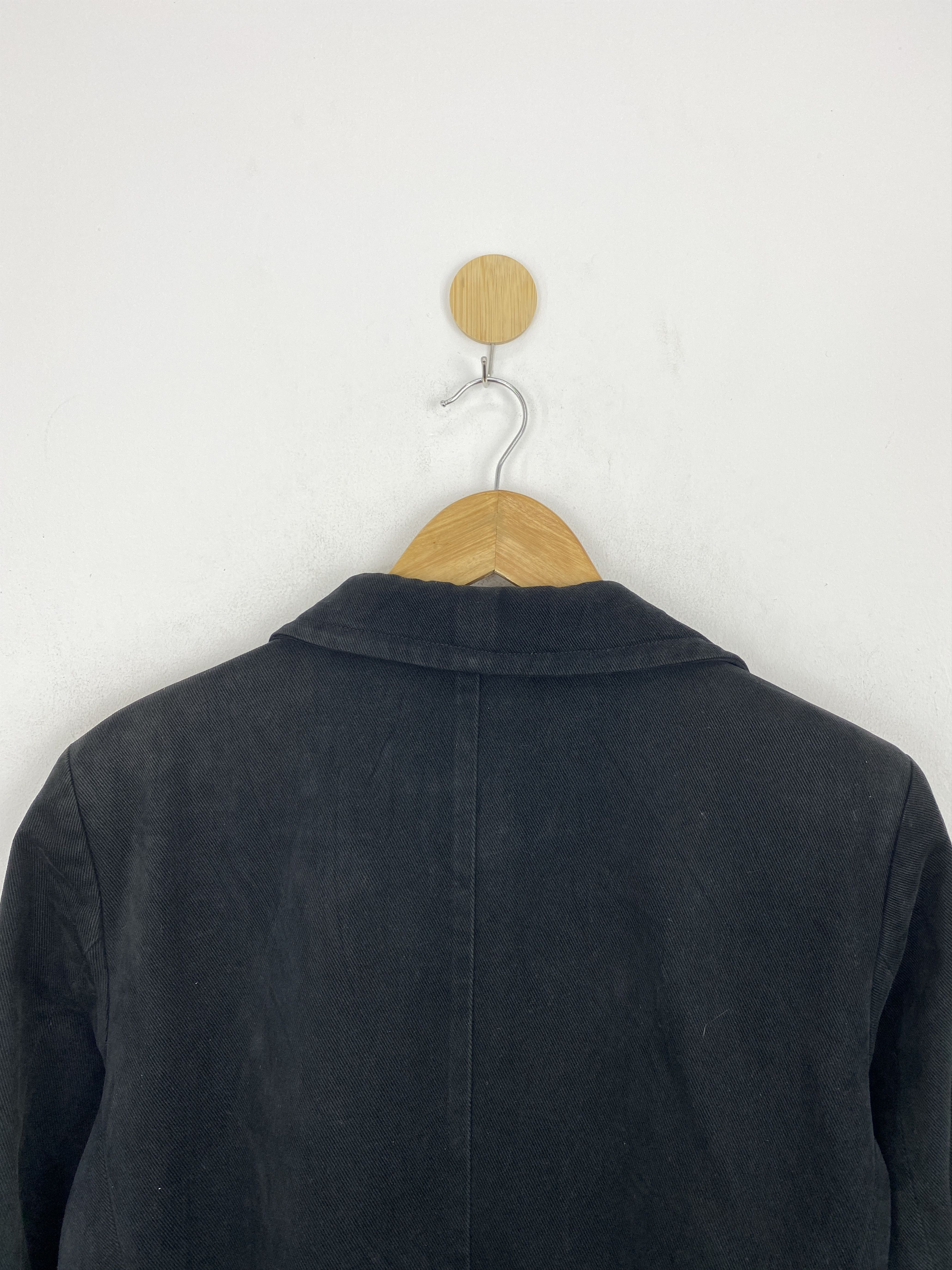 agnes b. Agnes B Paris Long Coat Black Made in France MJ0106Z Size US M / EU 48-50 / 2 - 4 Thumbnail