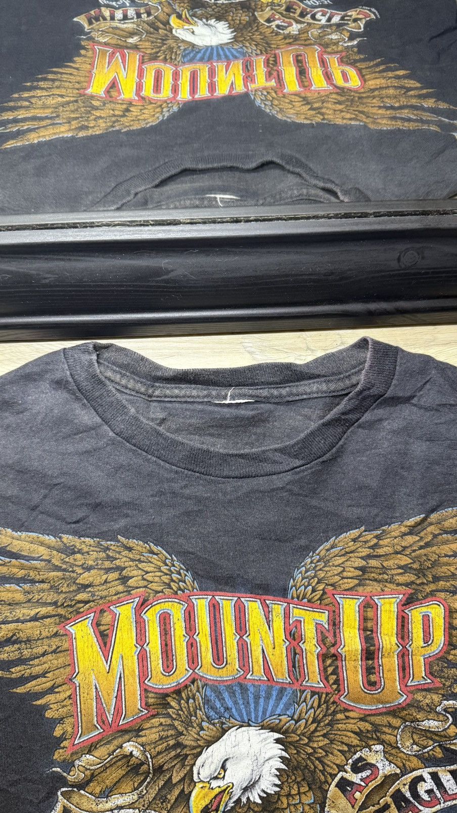 Harley Davidson Vintage / Y2K Mount Up Harley Davidson Style Eagle Shirt Size US S / EU 44-46 / 1 - 4 Thumbnail