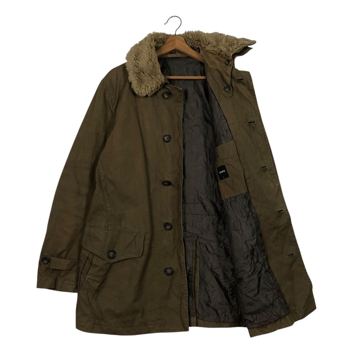 Issey Miyake 🔥VINTAGE CHORE WORK JACKET DUCK CANVAS SHIPS JAPAN Size US L / EU 52-54 / 3 - 14 Thumbnail