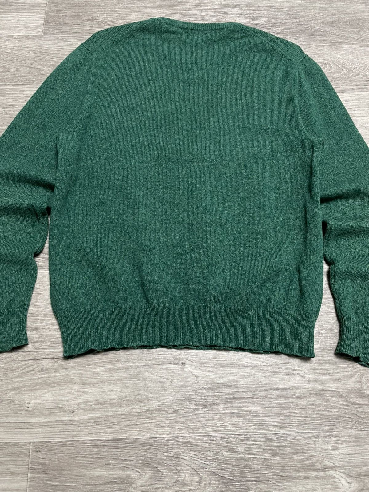 Polo Ralph Lauren Vintage Polo Ralph Lauren Green Wool Sweater Size US L / EU 52-54 / 3 - 14 Thumbnail