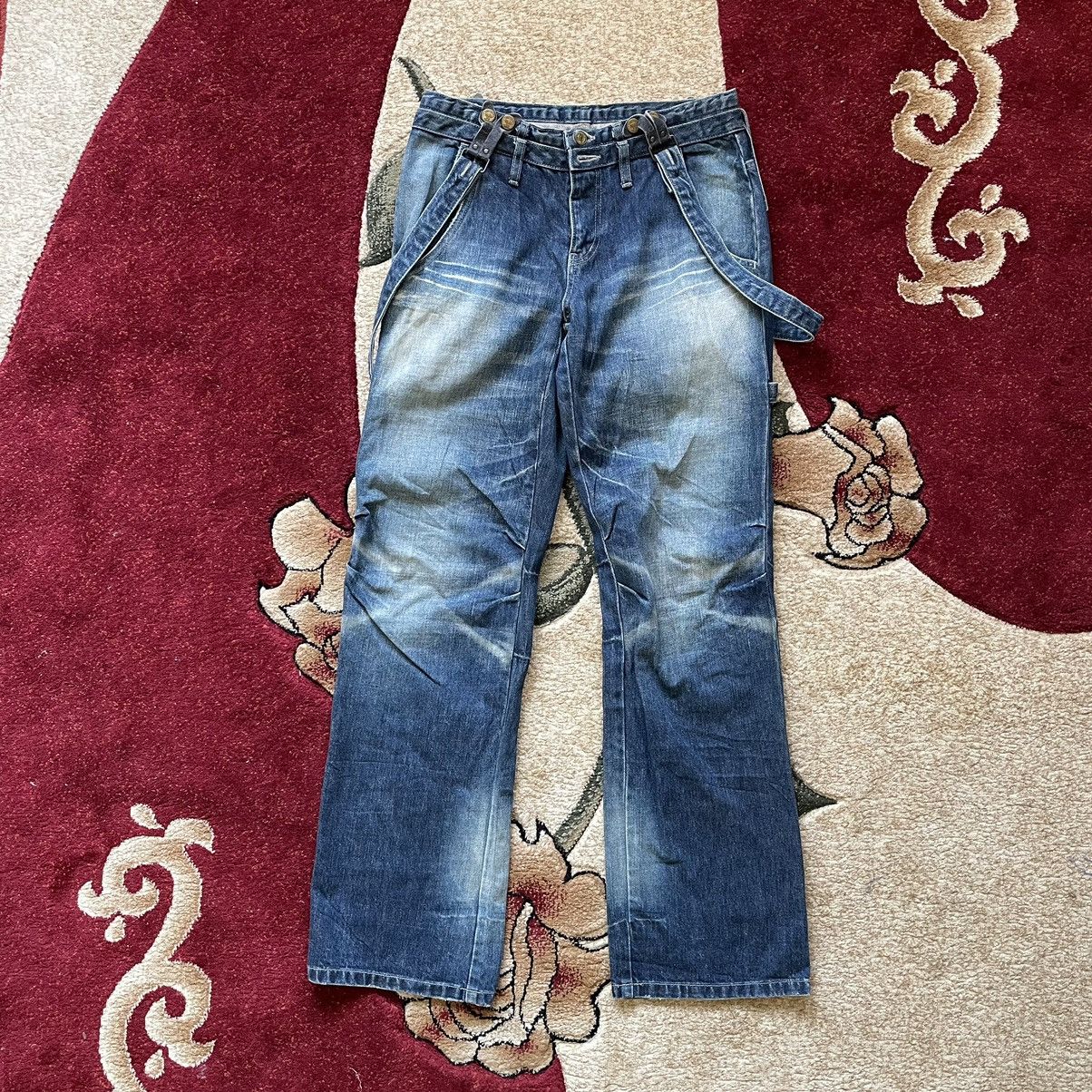 Japanese Brand × PPFM × Vintage PPFM PUNK RARE BAGGY JEANS Size US 32 / EU 48 - 1 Thumbnail