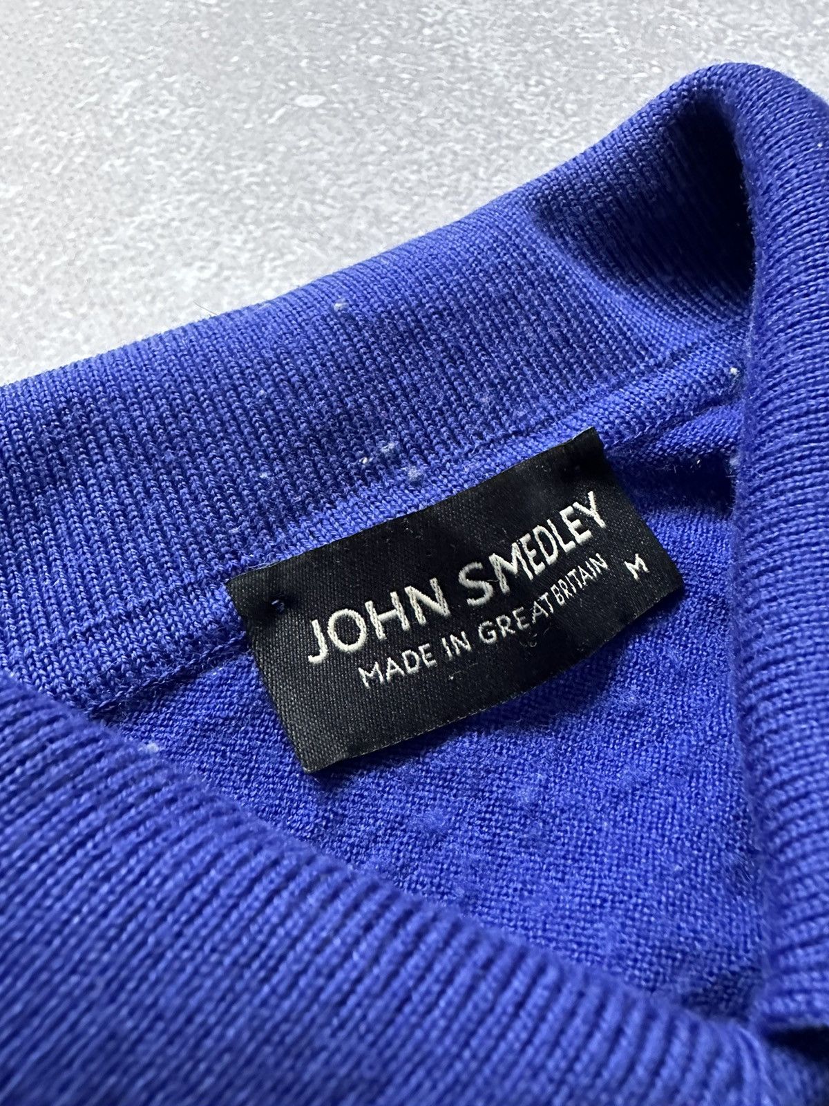 Designer × John Smedley × Vintage Sweater John Smedley Blue made in Great Britain size M Size US M / EU 48-50 / 2 - 5 Thumbnail