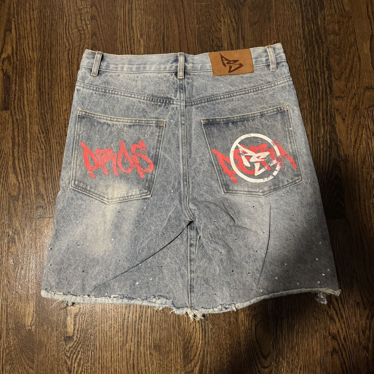 Other Prospera Red Logo Denim Shorts Size US 32 / EU 48 - 2 Thumbnail