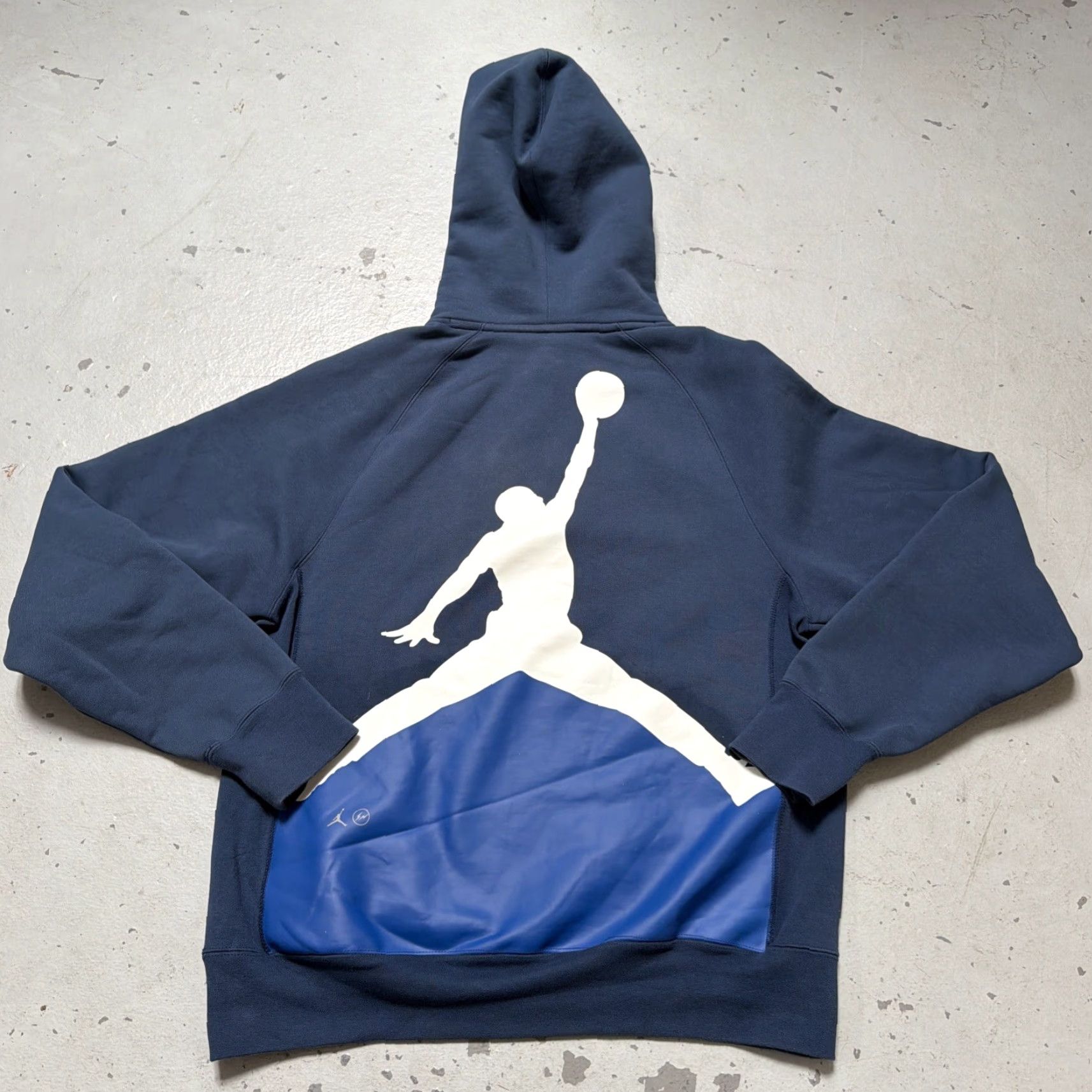 Jordan Brand Nike Air Jordan Fragment Design FRGMT Hoodie Sweatshirt M Unisex Adults Blue 90s Collaboration Streetwear Basketball Pullover Size US M / EU 48-50 / 2 - 7 Thumbnail