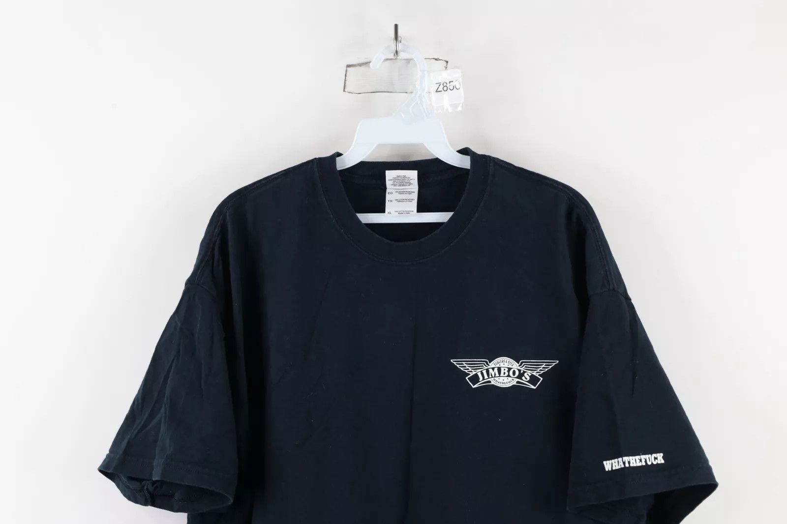 Vintage Vintage Y2K Burgers & Beer What The F**k Motorcycle T-Shirt Size US XL / EU 56 / 4 - 2 Thumbnail