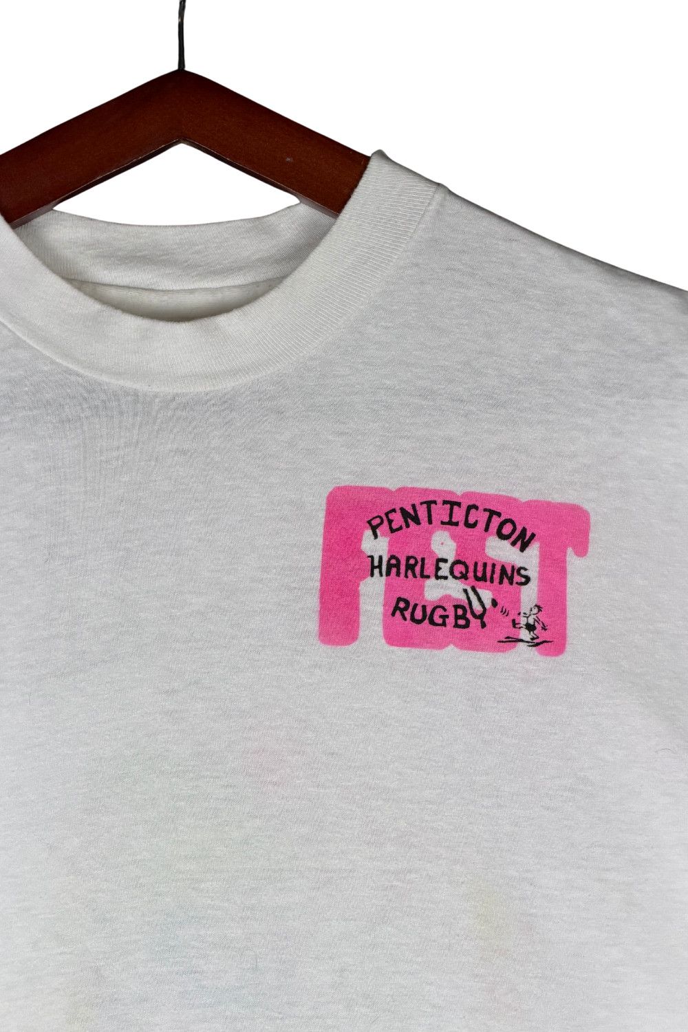 Hanes 90s Penticton Harlequins Rugby Graphic Tee USA Made Hanes L Size US L / EU 52-54 / 3 - 5 Thumbnail