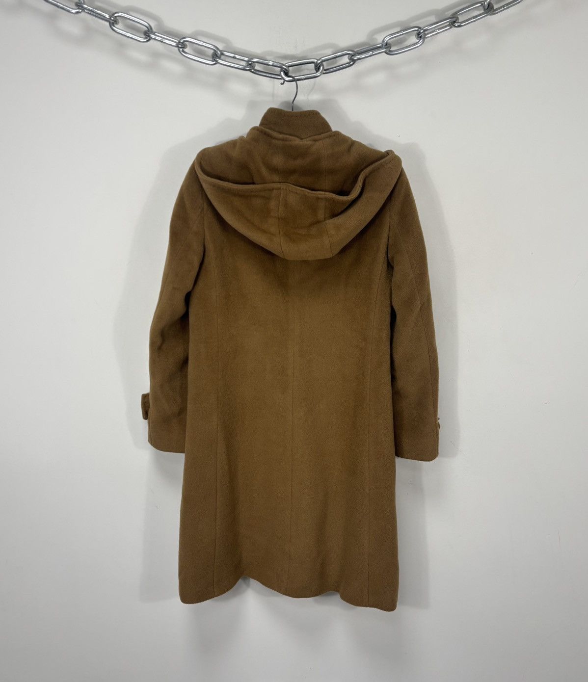 Cinzia Rocca Cinzia Rocca Due Women’s Wool Cashmere Hooded Duffle Coat Size S / US 4 / IT 40 - 2 Thumbnail