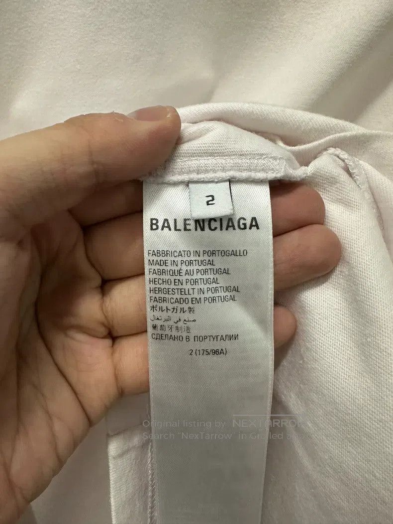 Balenciaga Balenciaga Short-sleeve, delete terms, white Size US M / EU 48-50 / 2 - 6 Thumbnail