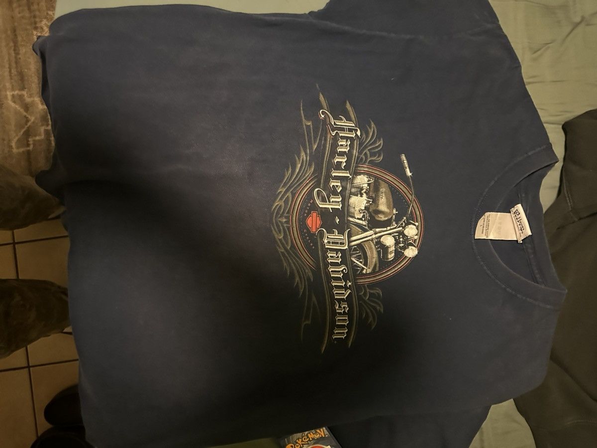 Harley Davidson × Vintage Vintage Kingman, Arizona Harley Davidson T-Shirt Size US L / EU 52-54 / 3 - 1 Thumbnail
