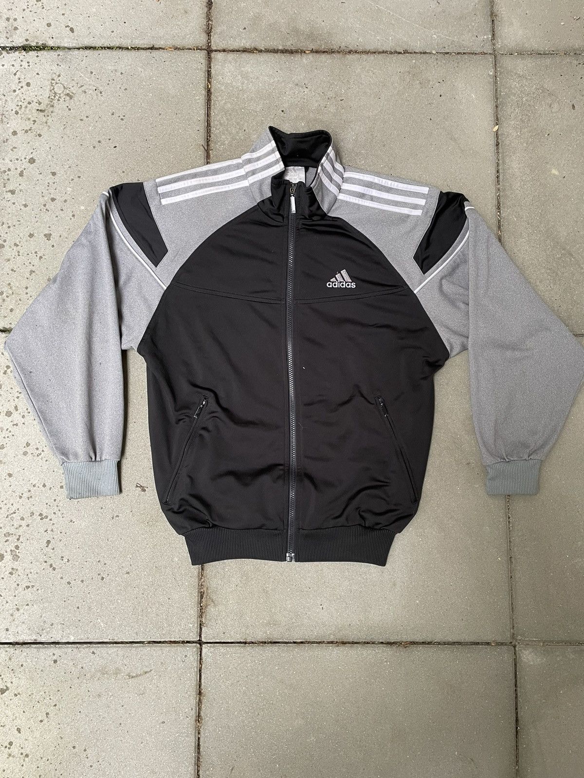 Adidas × Vintage Vintage Adidas track Jacket Backprint old 90s y2k Size US S / EU 44-46 / 1 - 2 Thumbnail