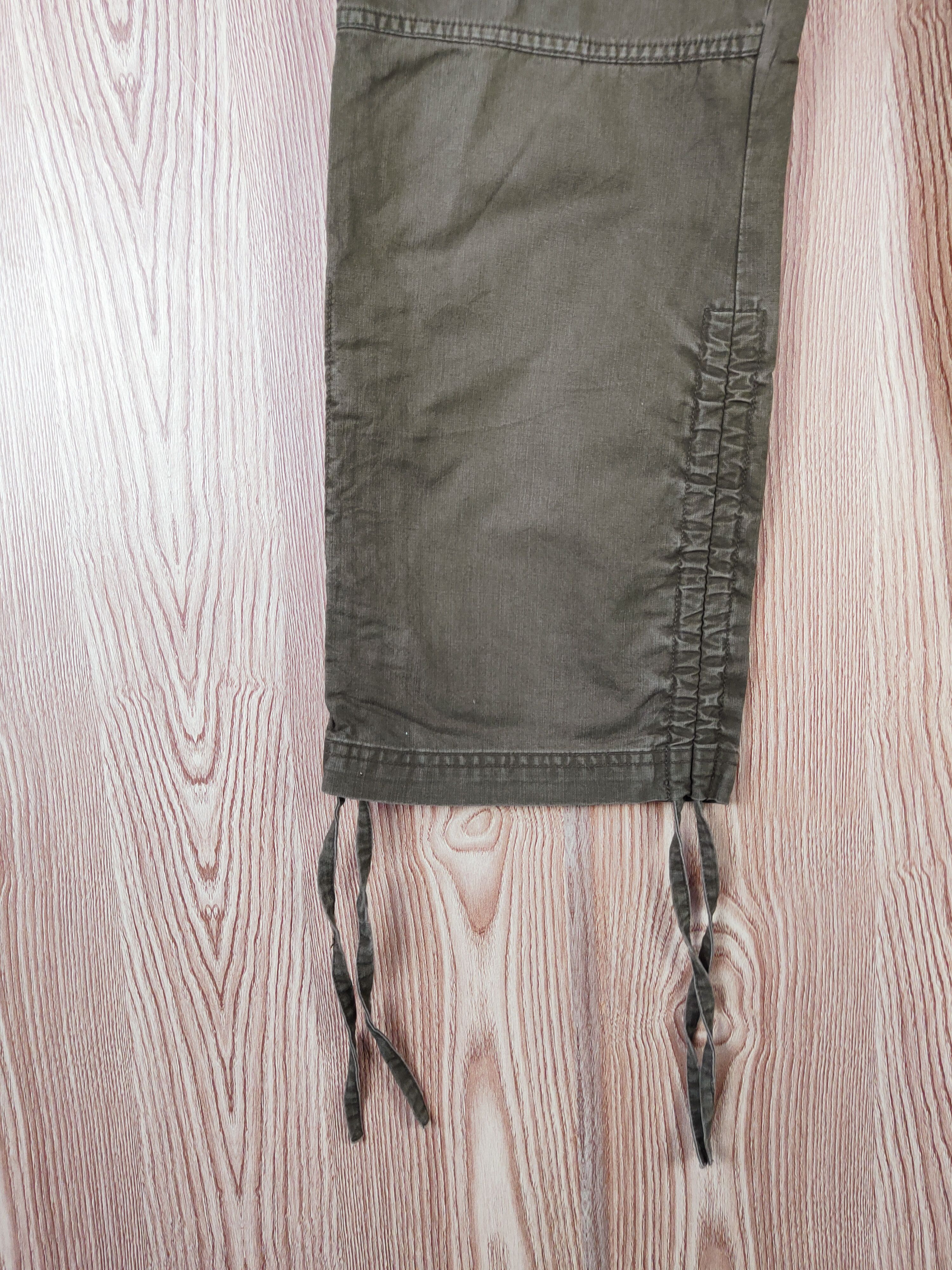 Japanese Brand Uniqlo Olive Multipocket Tactical Cargo Pants #W438 Size 28" / US 6 / IT 42 - 4 Thumbnail