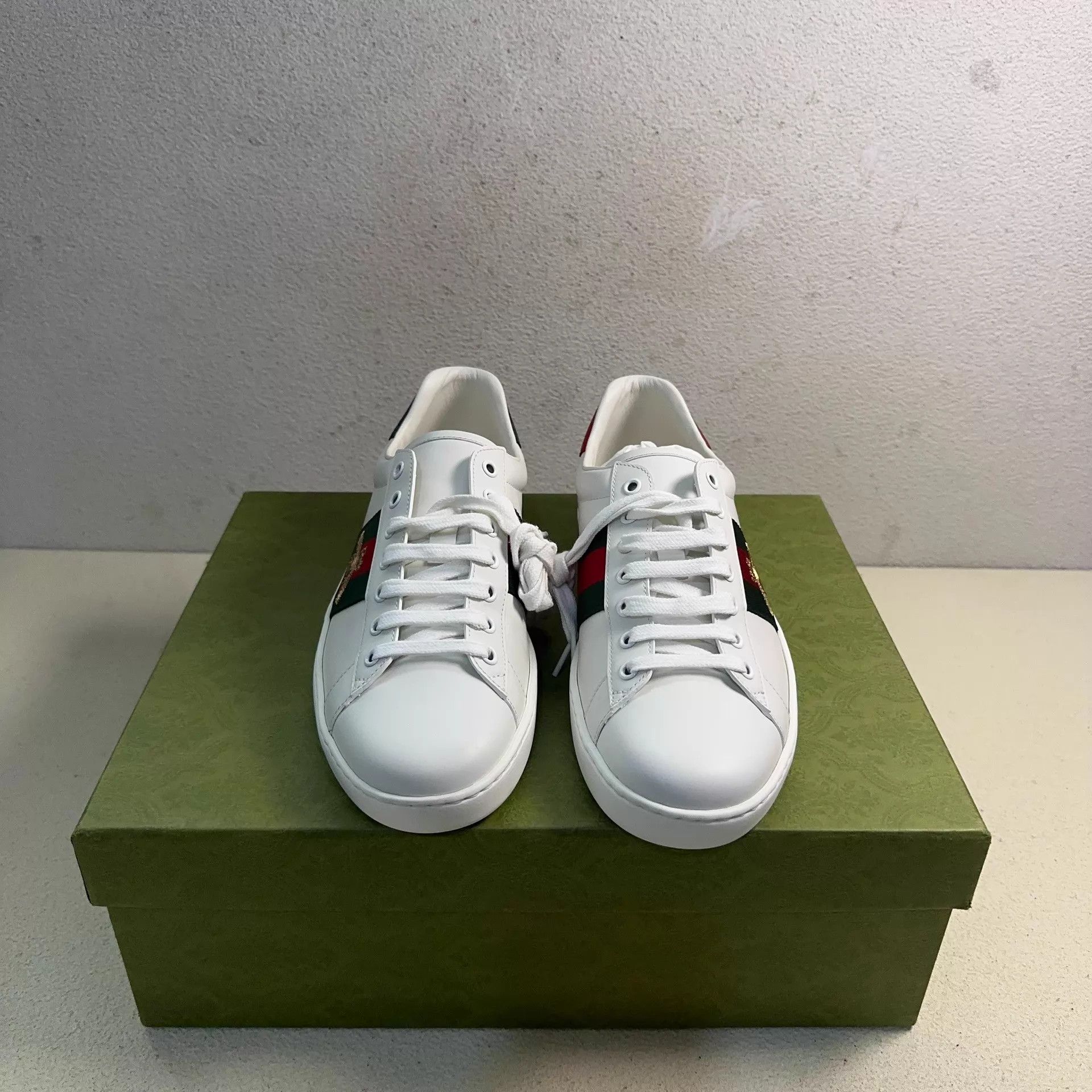 Gucci GUCCI ACE Platform Lace-Up Low-Top Sneaker Men's White 42 Size US 9 / EU 42 - 2 Thumbnail