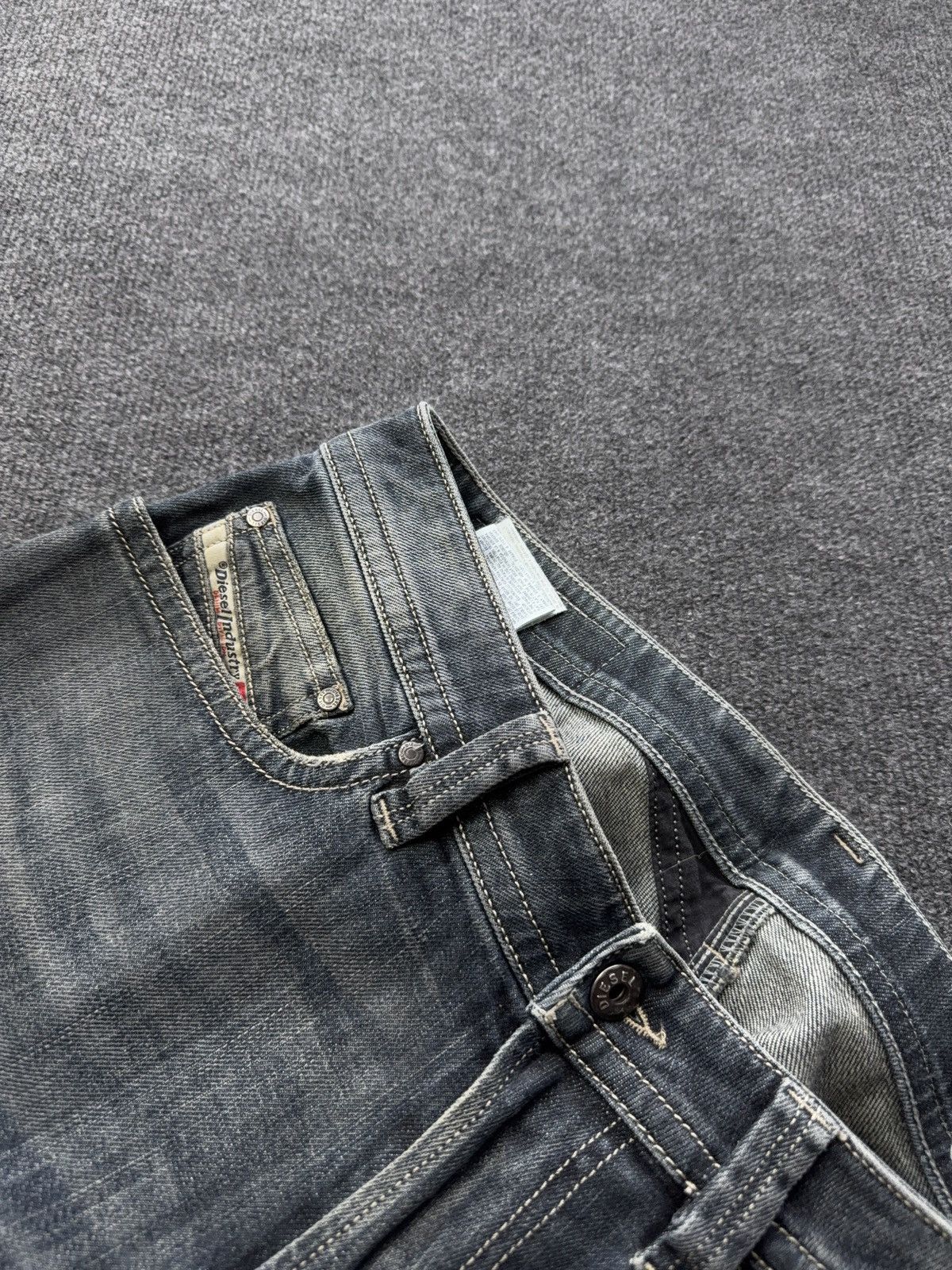 Diesel Luxury 00s Diesel Thavar Slim Skinny Washed Blue Jeans W30 Size US 30 / EU 46 - 9 Thumbnail