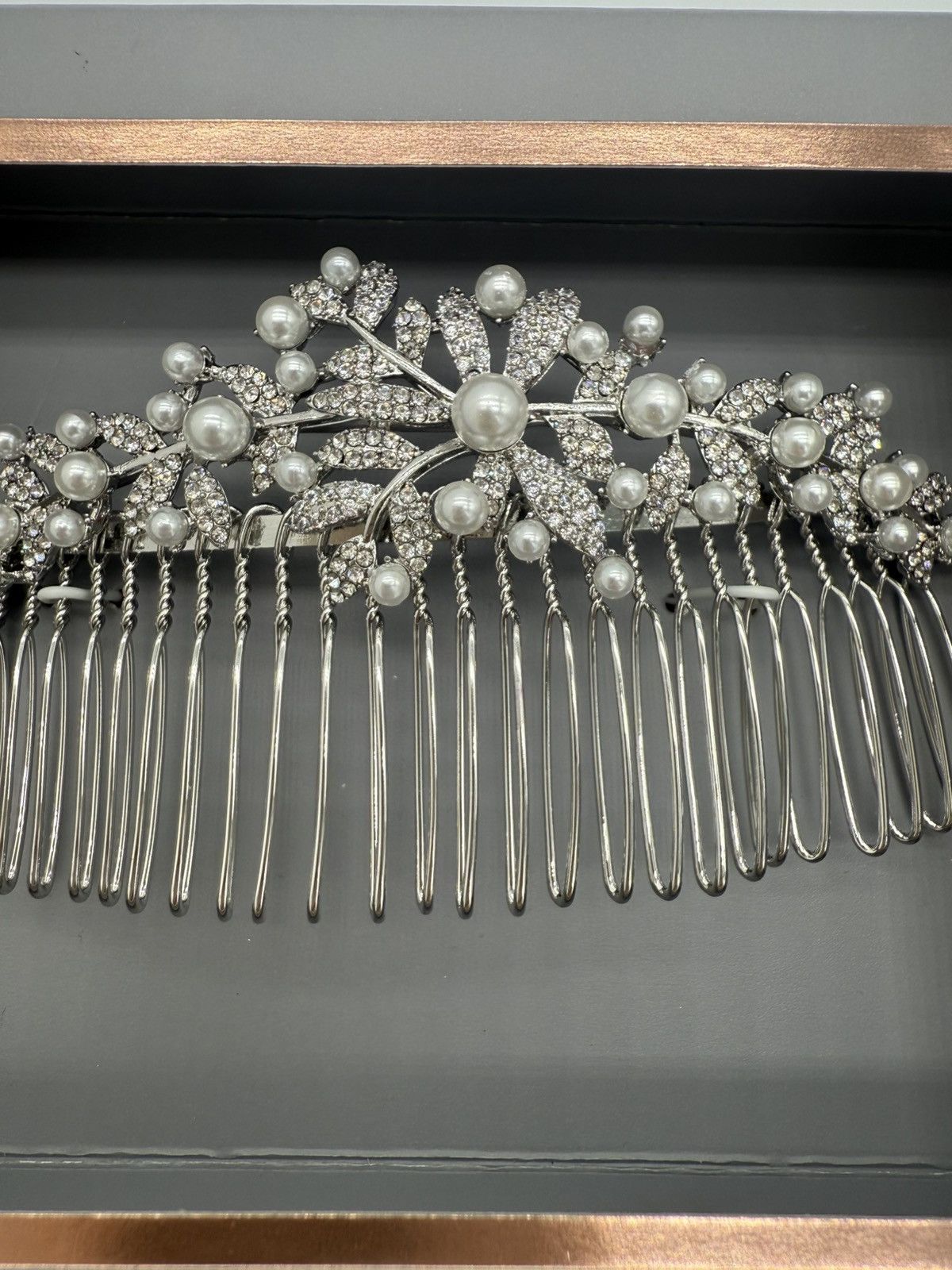 Other Believe by Brilliance Sliver Plated Hair Comb Cubic Zirconia Size ONE SIZE - 3 Thumbnail