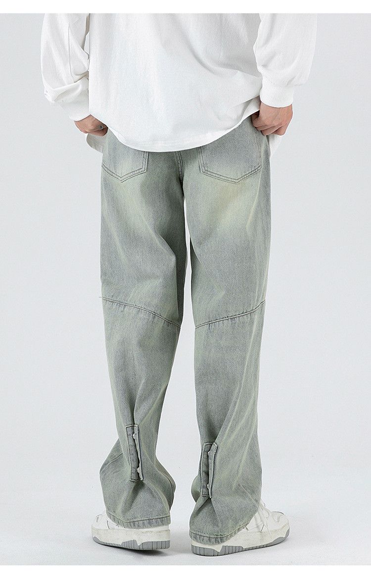 Japanese Brand × Jean Casual Heavy Wash Loose Straight Jeans Size US 32 / EU 48 - 3 Thumbnail