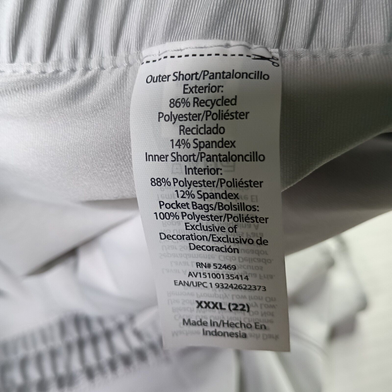 Avia Avia Running Shorts Liner Women's 3XL (22) Platinum Silver Size 42" / US 20 - 7 Thumbnail