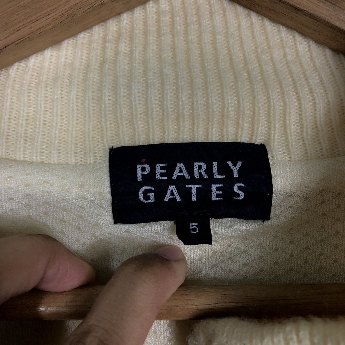 Hysteric Glamour 🔥Vintage Knit Zipper Jacket Pearly Gates Big Logo Size US M / EU 48-50 / 2 - 20 Thumbnail