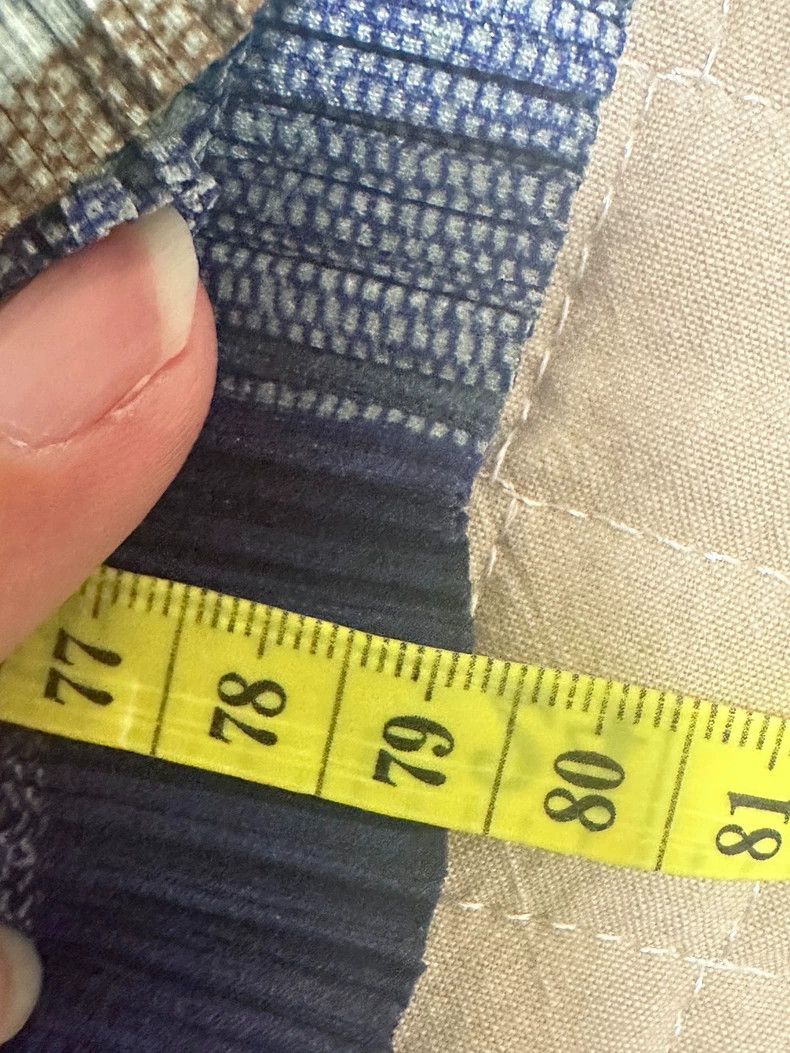 Issey Miyake Issey Miyake size:3 Blue and white retro checkered pleated Size S / US 4 / IT 40 - 2 Thumbnail