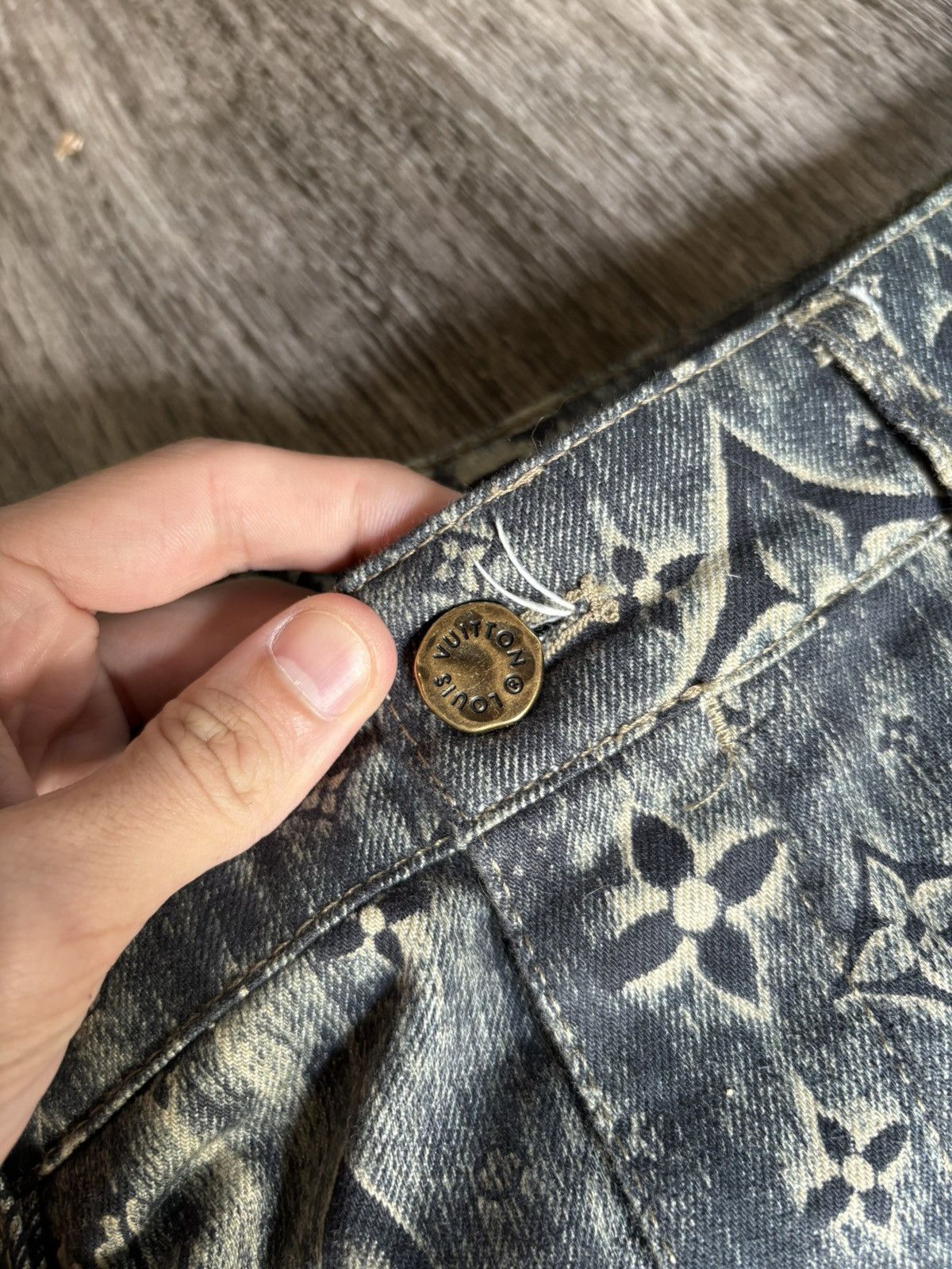 Louis Vuitton Louis Vuitton Monogram Denim Pants Size US 33 - 10 Thumbnail