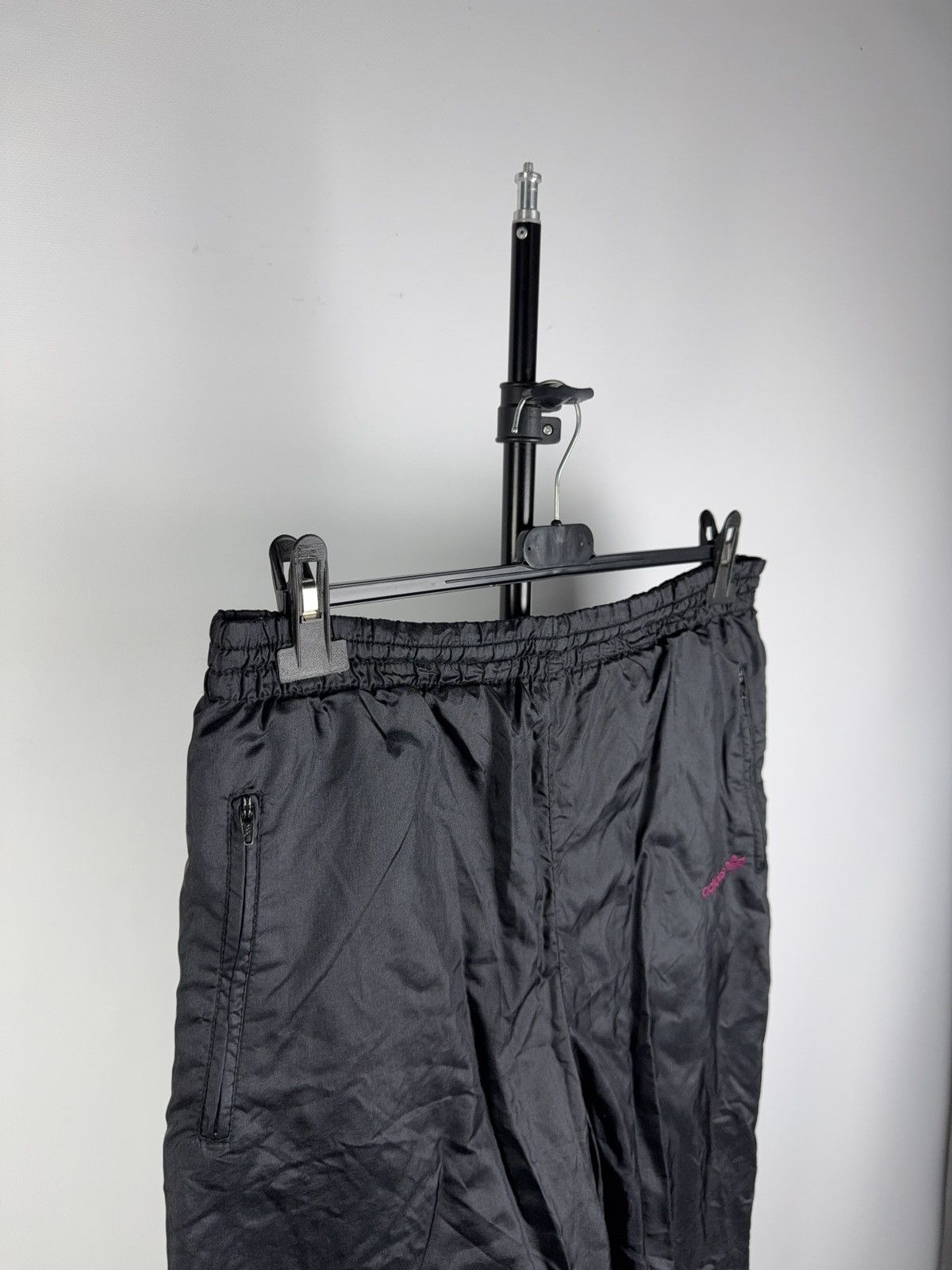 Adidas × Vintage Adidas Vintage 90s nylon pants Parachute Drill Baggy Y2K Size US 34 / EU 50 - 2 Thumbnail