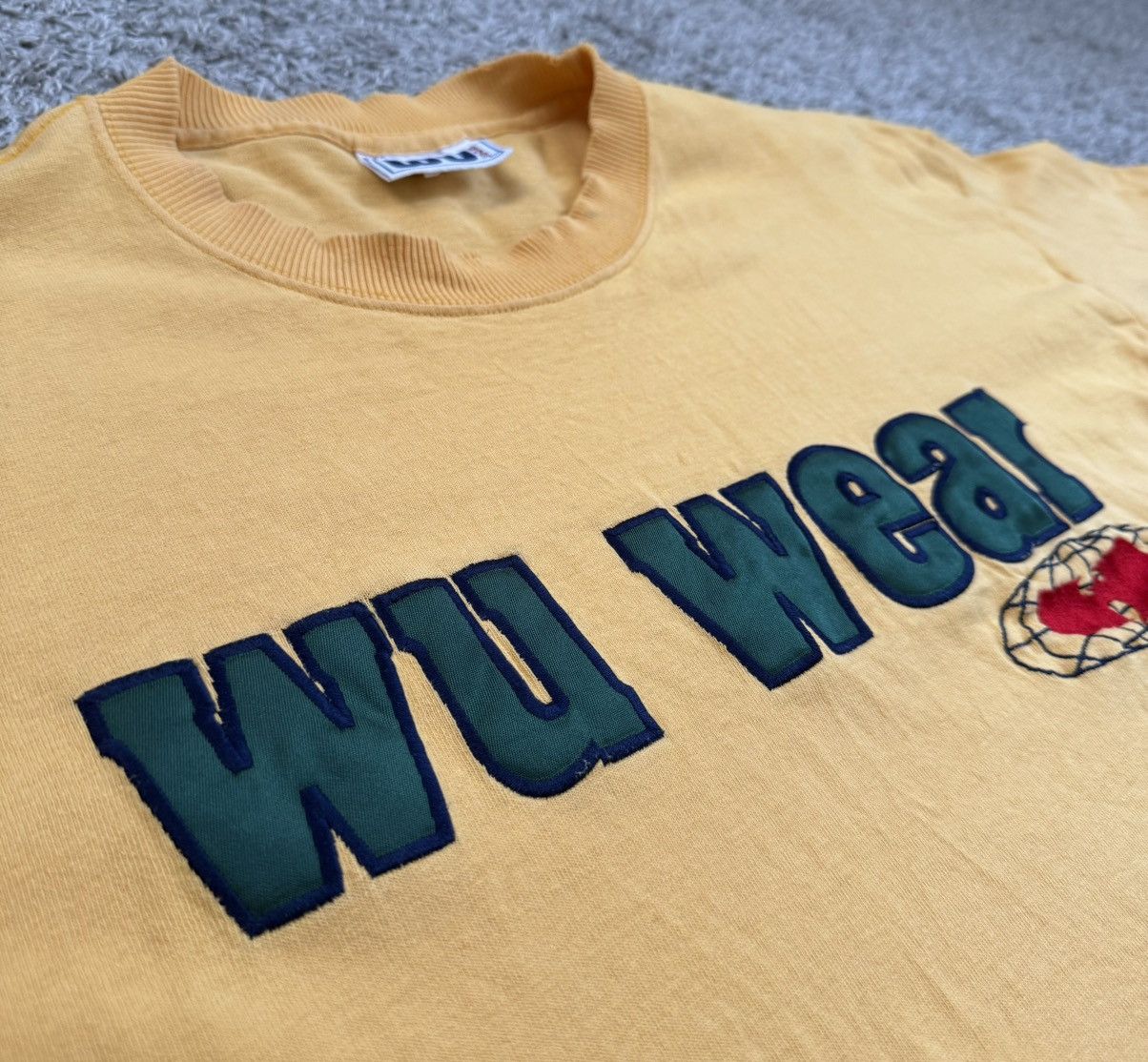 Wu-Tang Clan 🔴Wu-Wear Shirt Size XL Wu-Tang Vintage Yellow Longsleeves Size US XL / EU 56 / 4 - 4 Thumbnail