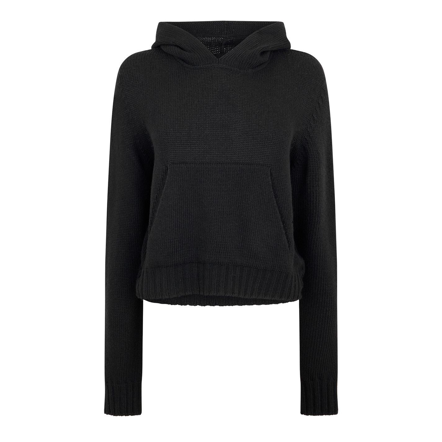 Palm Angels o1g2r1mq0325 Knit Hoodie in Black Size XS / US 0-2 / IT 36-38 - 1 Thumbnail