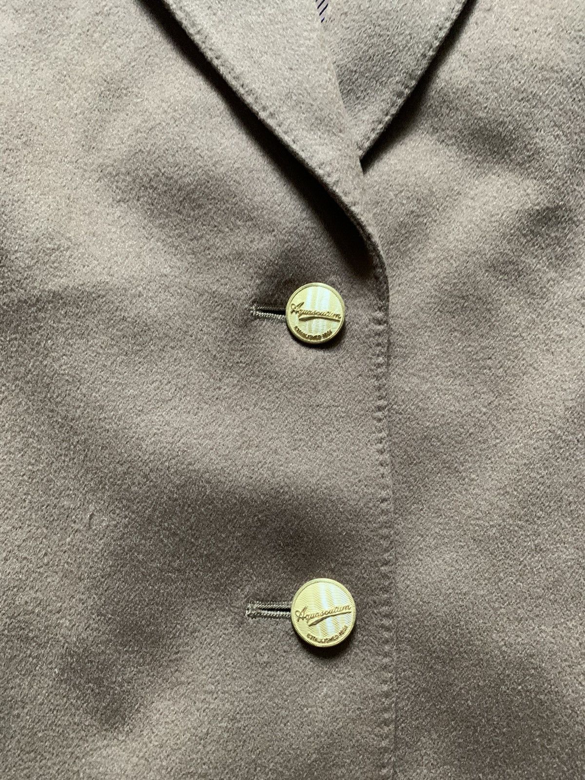 Aquascutum × Vintage Vintage Aquascutum Blazer Jacket Monogram Y2K USA Size 54R - 4 Thumbnail
