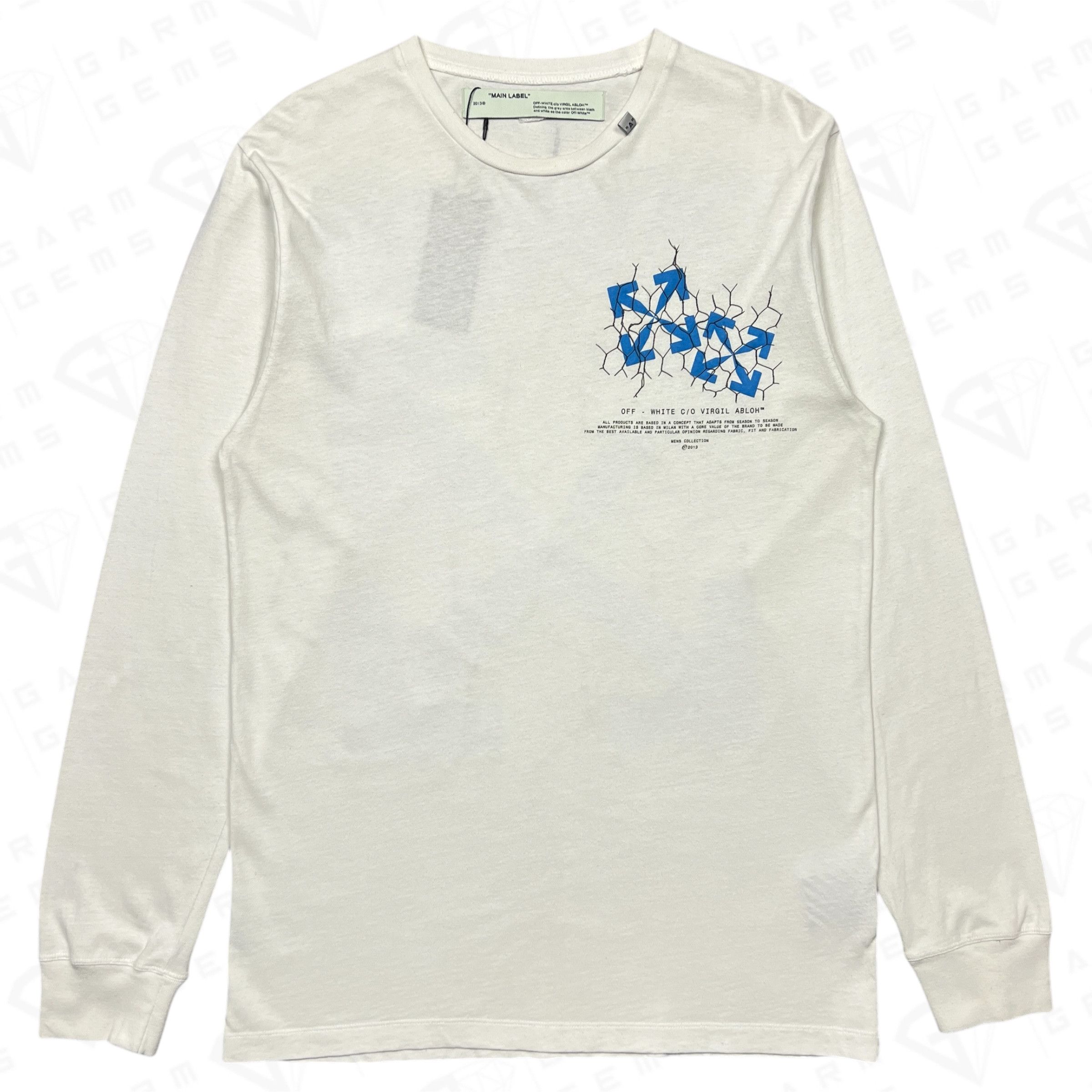 Off-White Off-White Fence Arrows Long Sleeve T-Shirt Size US L / EU 52-54 / 3 - 1 Thumbnail