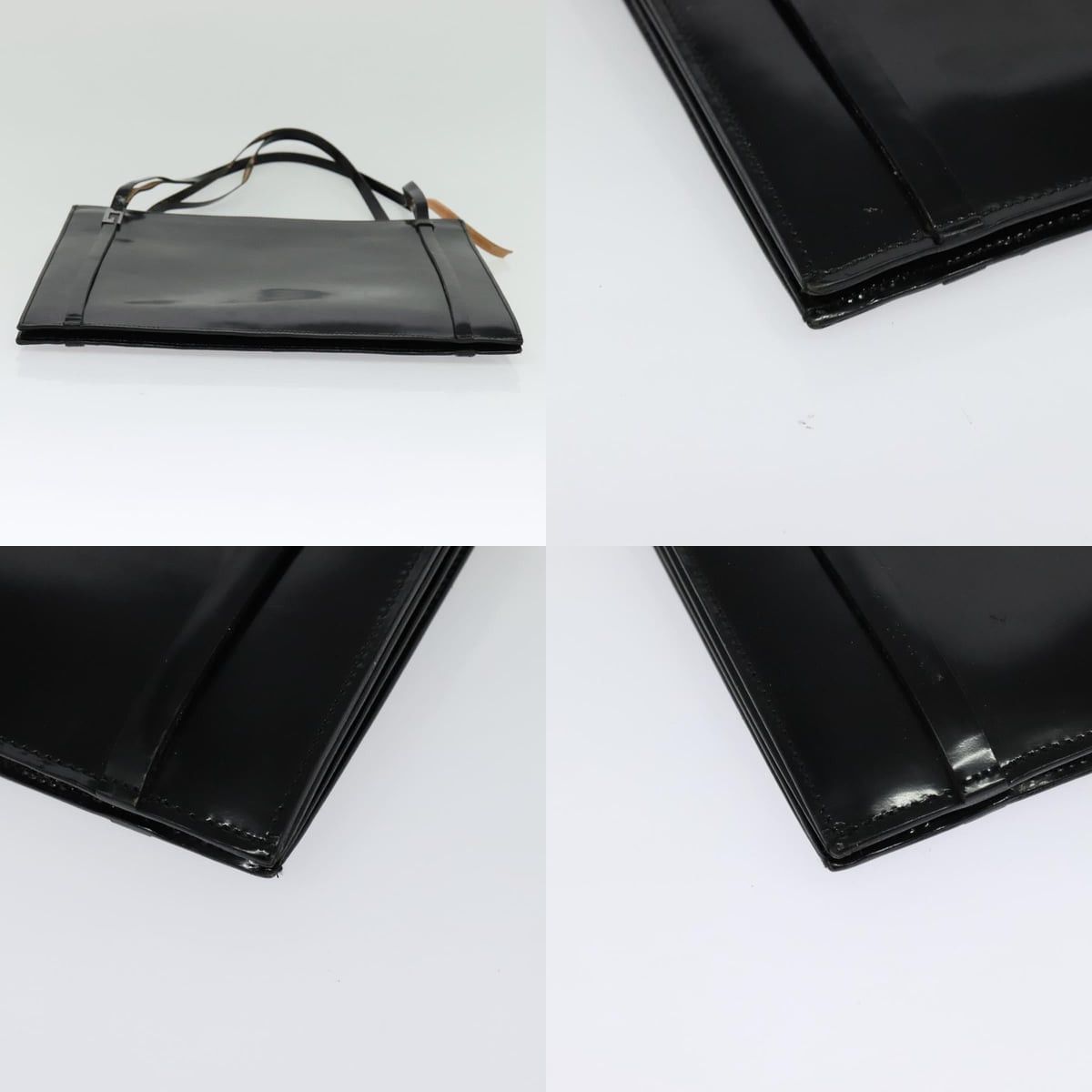 Gucci GUCCI Shoulder Bag Patent Leather Black Silver Size ONE SIZE - 10 Thumbnail