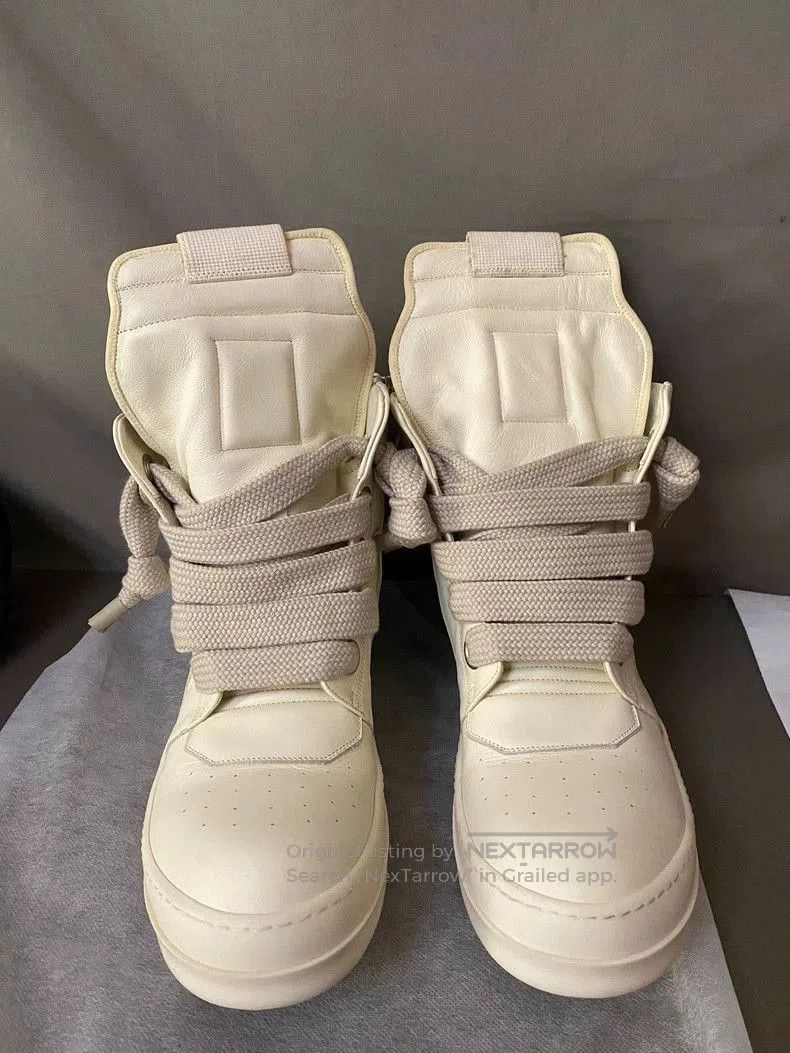 Rick Owens Rick Owens White High. Size US 11.5 / EU 44-45 - 2 Thumbnail
