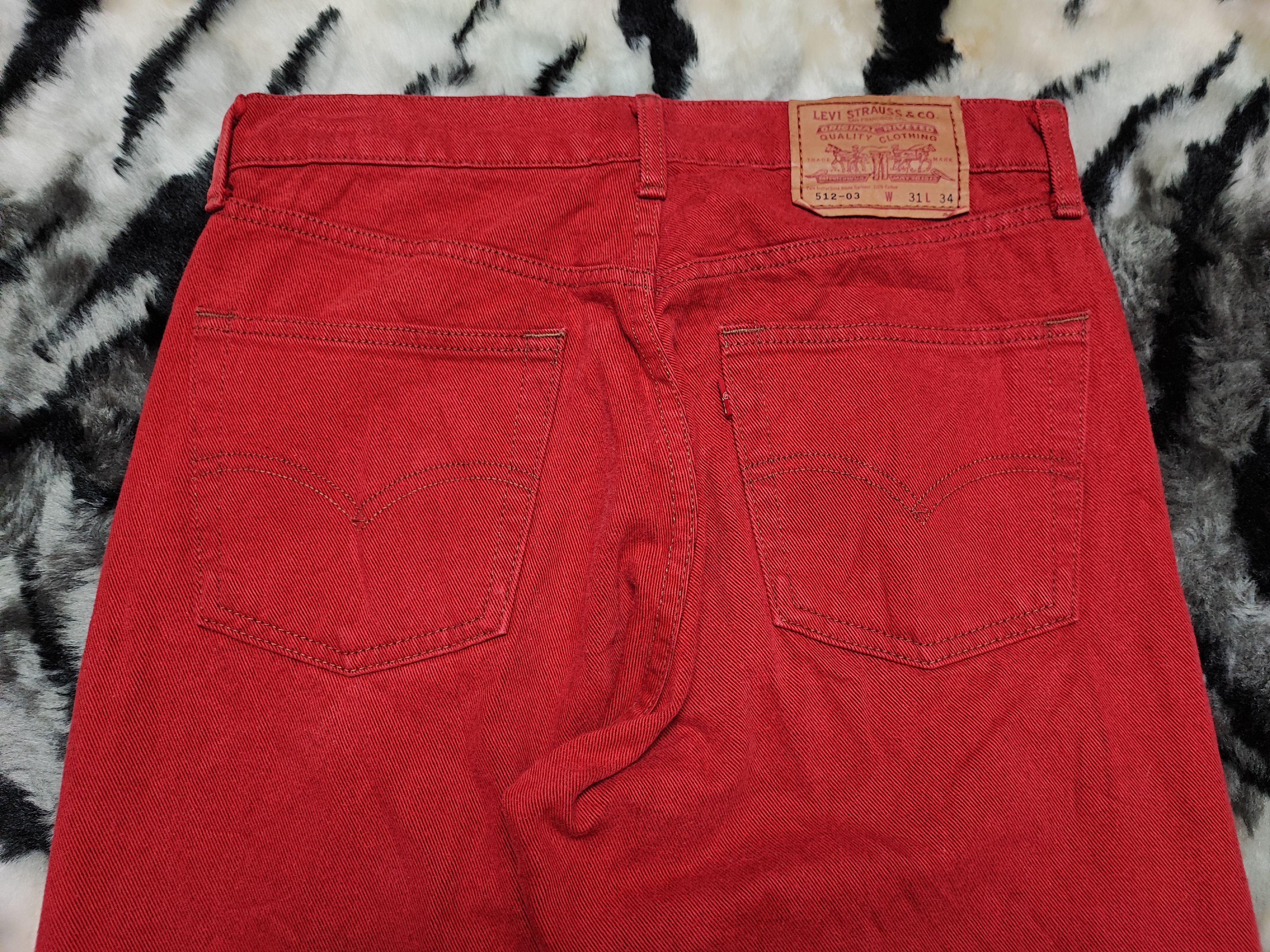 Kapital × Levi's × Vintage Vintage Levis 90s Jeans Red Denim Size US 30 / EU 46 - 13 Thumbnail
