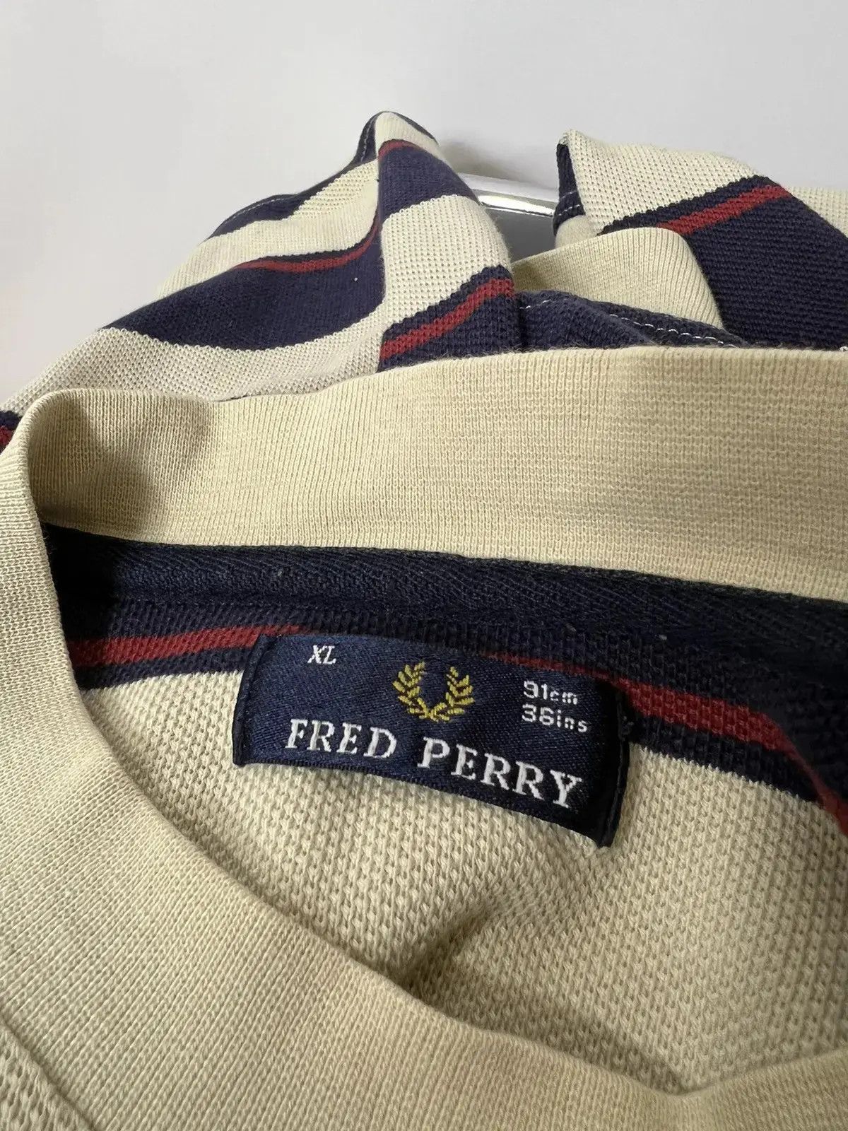 FRED × Fred Perry × Vintage Vintage Fred Perry sweatshirt Size US XL / EU 56 / 4 - 3 Thumbnail