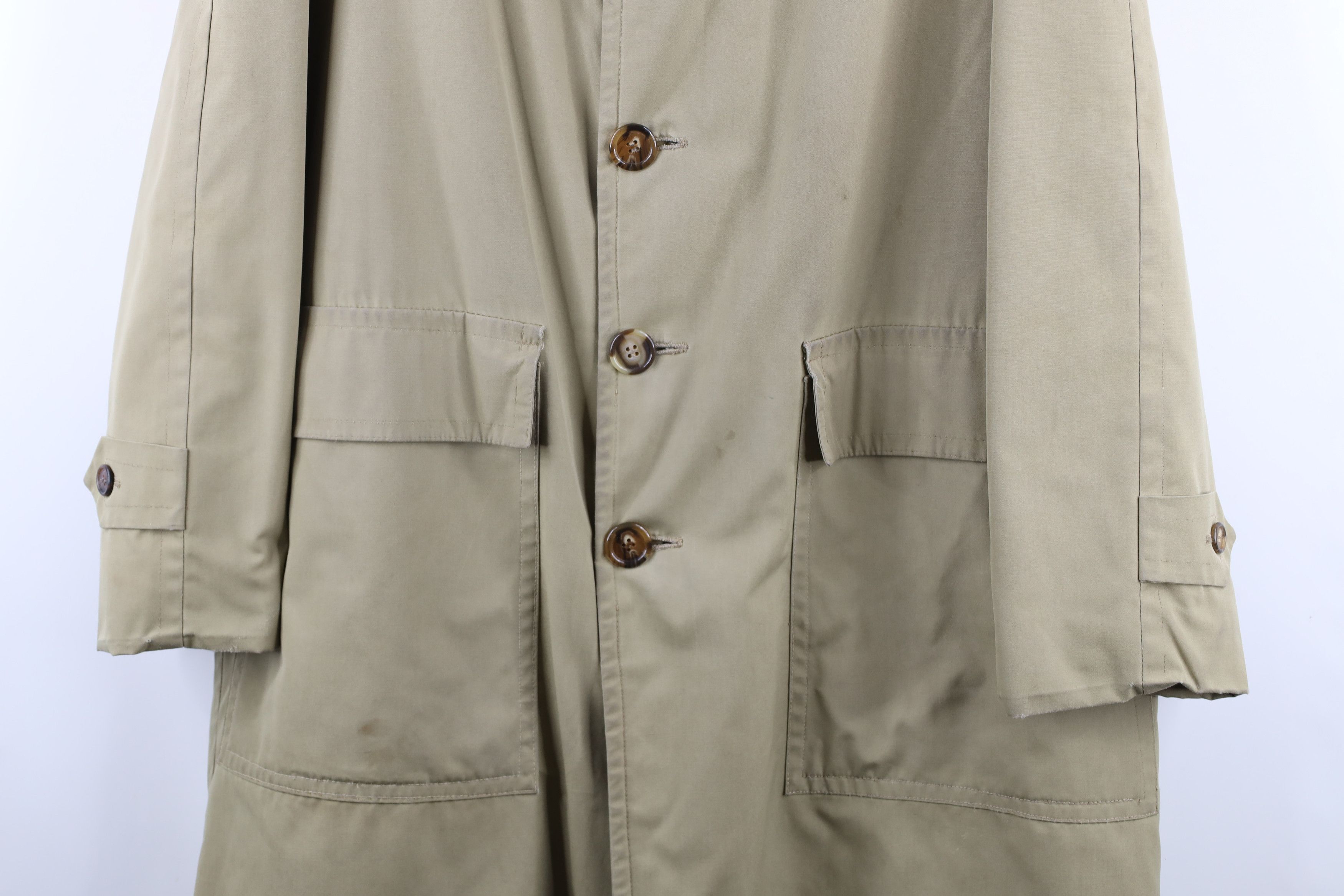 Vintage Vintage 70s Streetwear Lined Collared Trench Coat Jacket USA Size US S / EU 44-46 / 1 - 3 Thumbnail