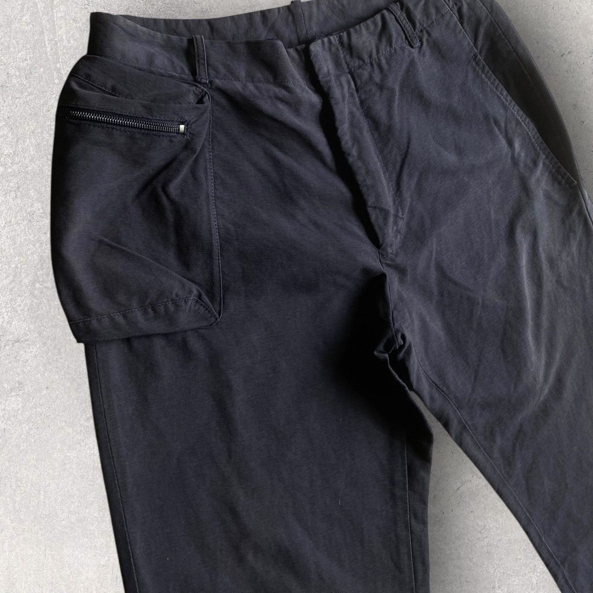 Dirk Bikkembergs × Vintage Bikemberg Dark Navy Utility Cargo Pants Size US 30 / EU 46 - 2 Thumbnail