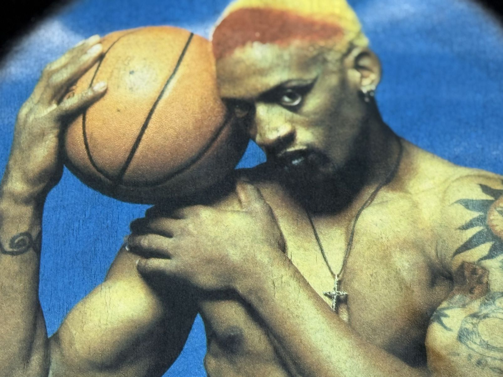 Vintage Vintage 90s Dennis Rodman Bad as I Wanna Be T-Shirt Size US L / EU 52-54 / 3 - 4 Thumbnail