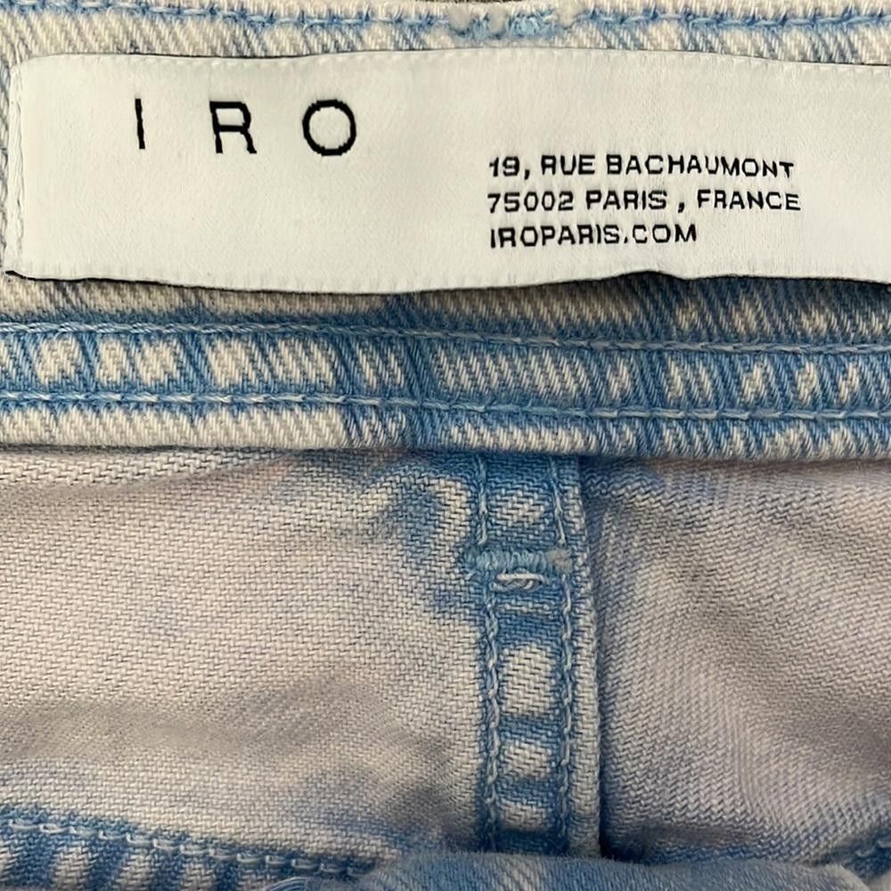 Iro Iro Paris Jaliska Denim Mini Skirt Blue Size FR38 /US 6 Size 28" / US 6 / IT 42 - 8 Thumbnail