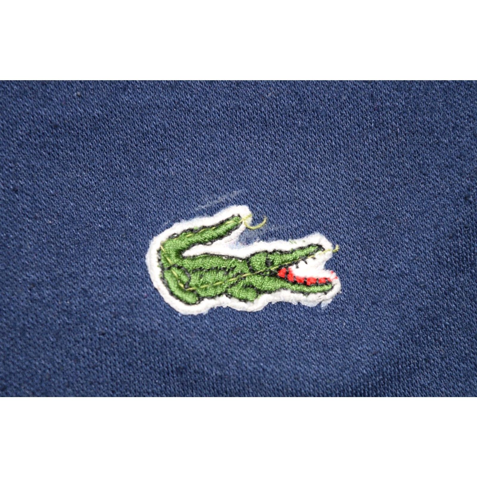 Lacoste VINTAGE Lacoste T-Shirt 50/50 Poly Cotton Classic Crew Neck Blue Green Gator Tennis 60s 70s Mens M Size US M / EU 48-50 / 2 - 2 Thumbnail