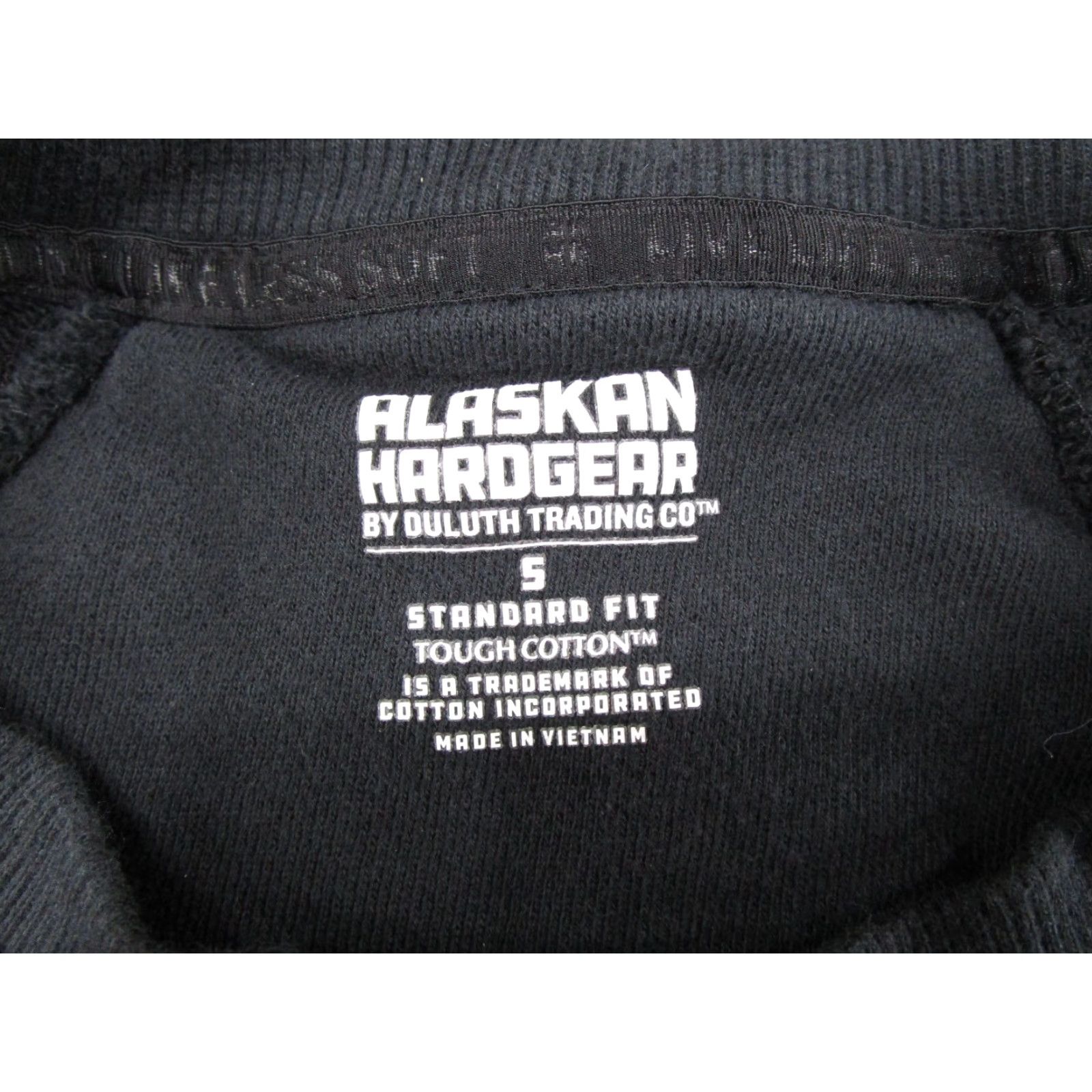 Vintage VINTAGE Alaskan Hardgear Mens Size S Crosshaul Tough Cotton Sweatshirt Black Pullover Size US S / EU 44-46 / 1 - 2 Thumbnail