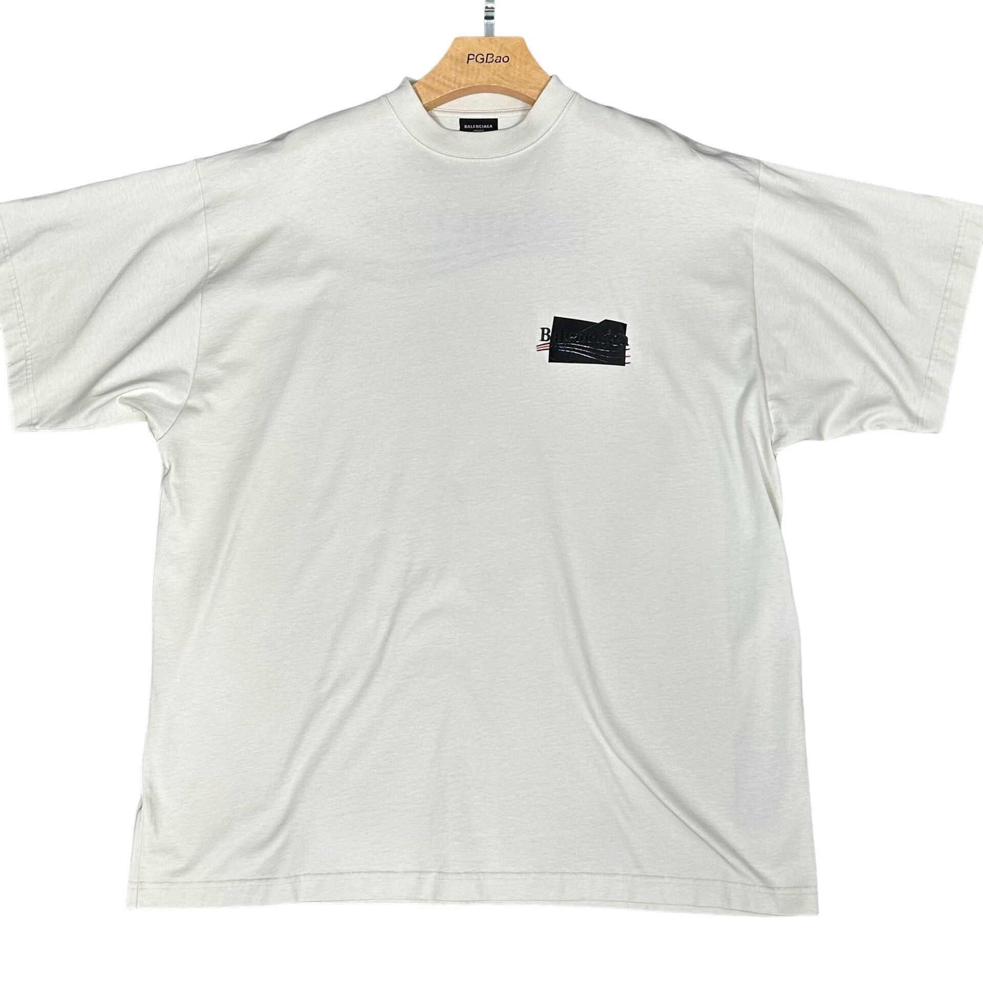 Balenciaga Balenciaga Back Logo T-Shirt Size 3 Size US L / EU 52-54 / 3 - 1 Thumbnail