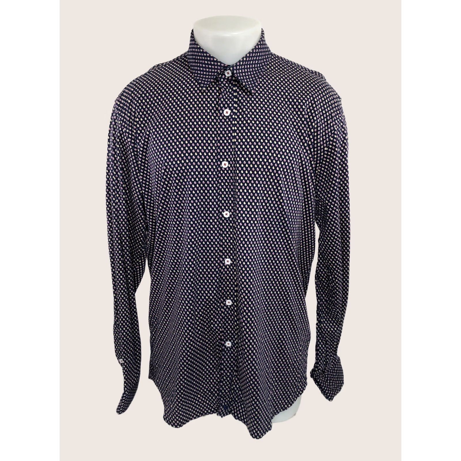Buttero BUTTERCLOTH - PAISLEY TEARDROPS ALL OVER Mens XL Shirt Size US XL / EU 56 / 4 - 1 Thumbnail