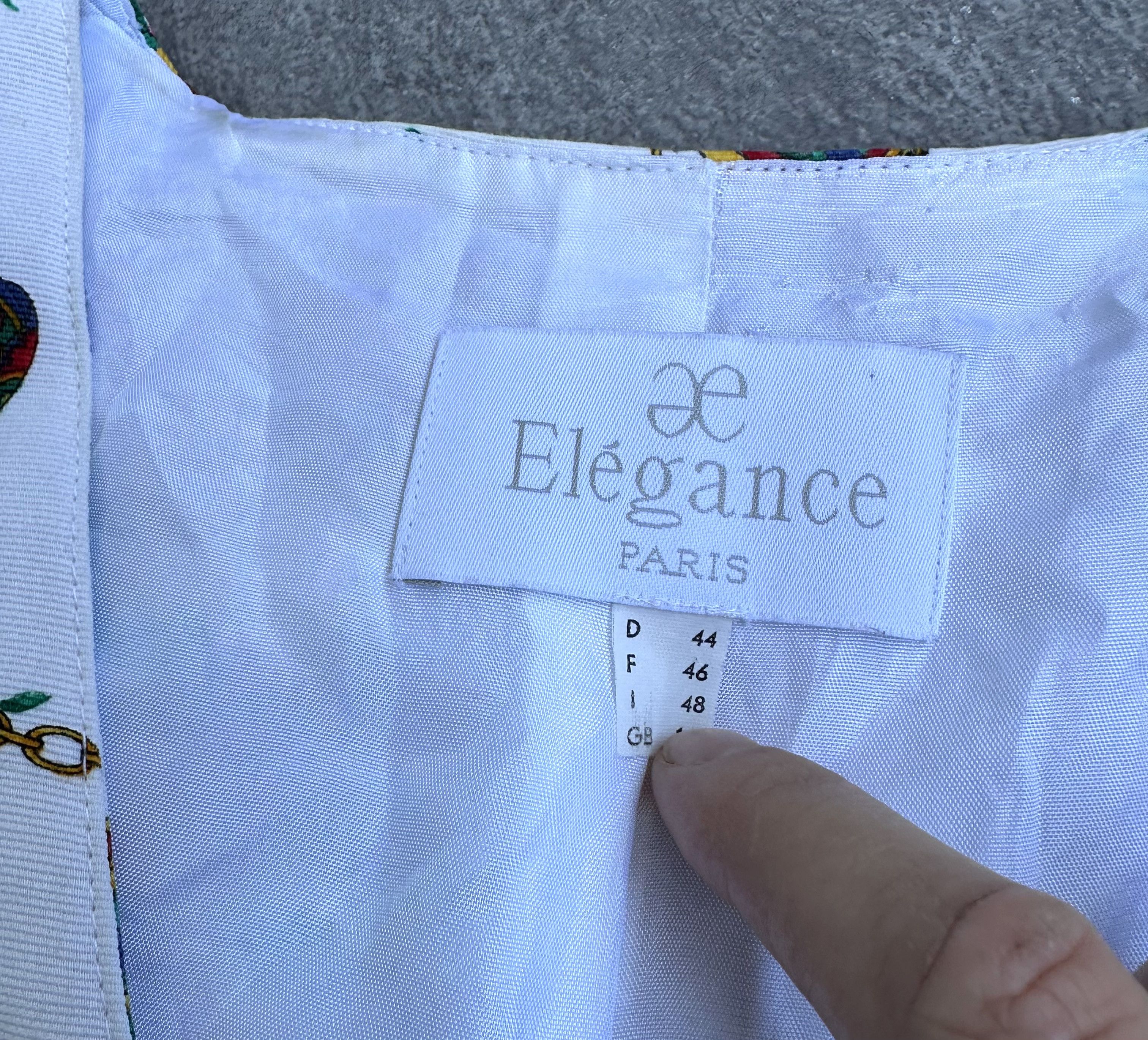 Designer AE Elegance Paris women floral blazer jacket Size XL / US 12-14 / IT 48-50 - 5 Thumbnail