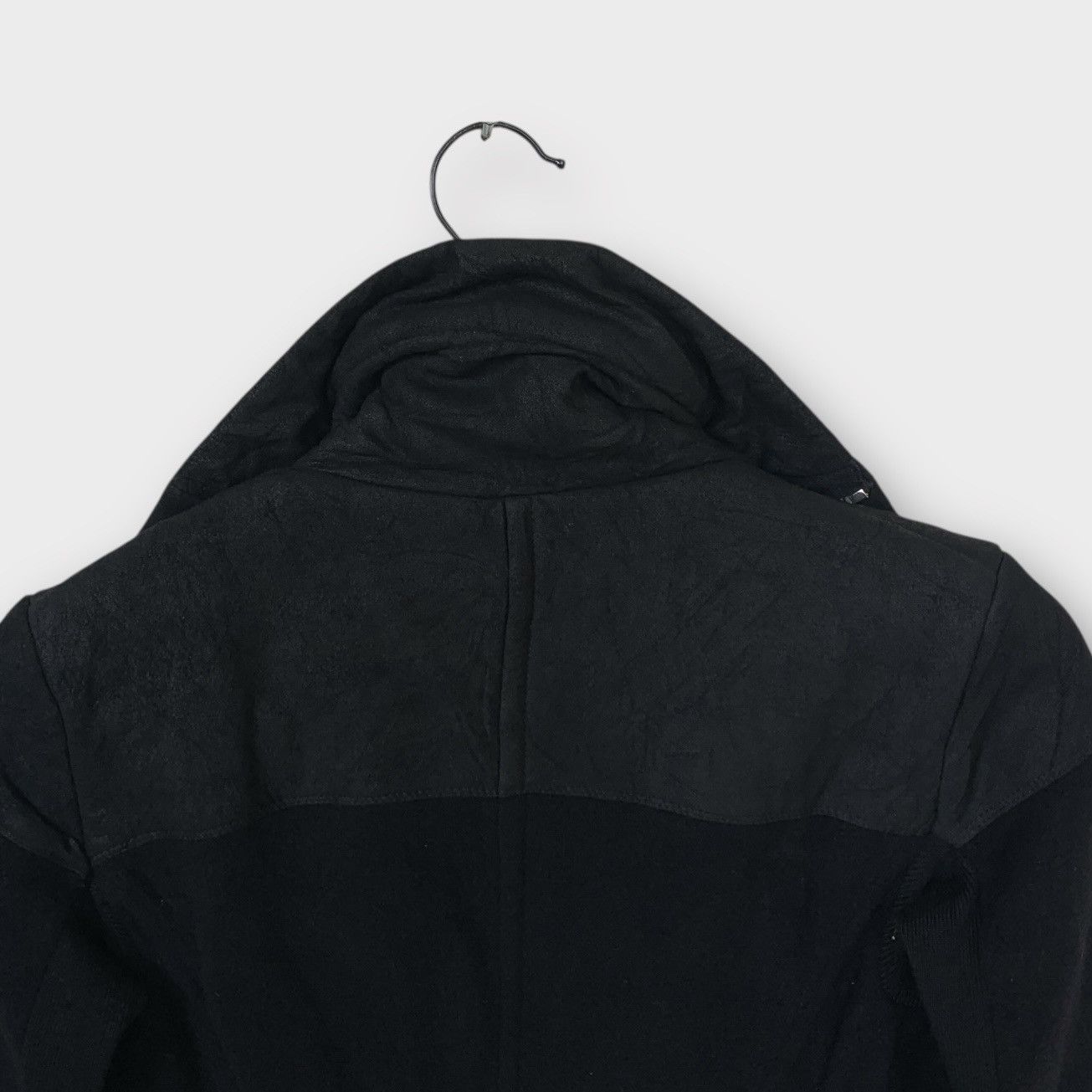 Rick Owens RICK OWENS WOOL BIKER JACKET + SHOULDER AREA SHEEPSKIN Size XS / US 0-2 / IT 36-38 - 10 Thumbnail