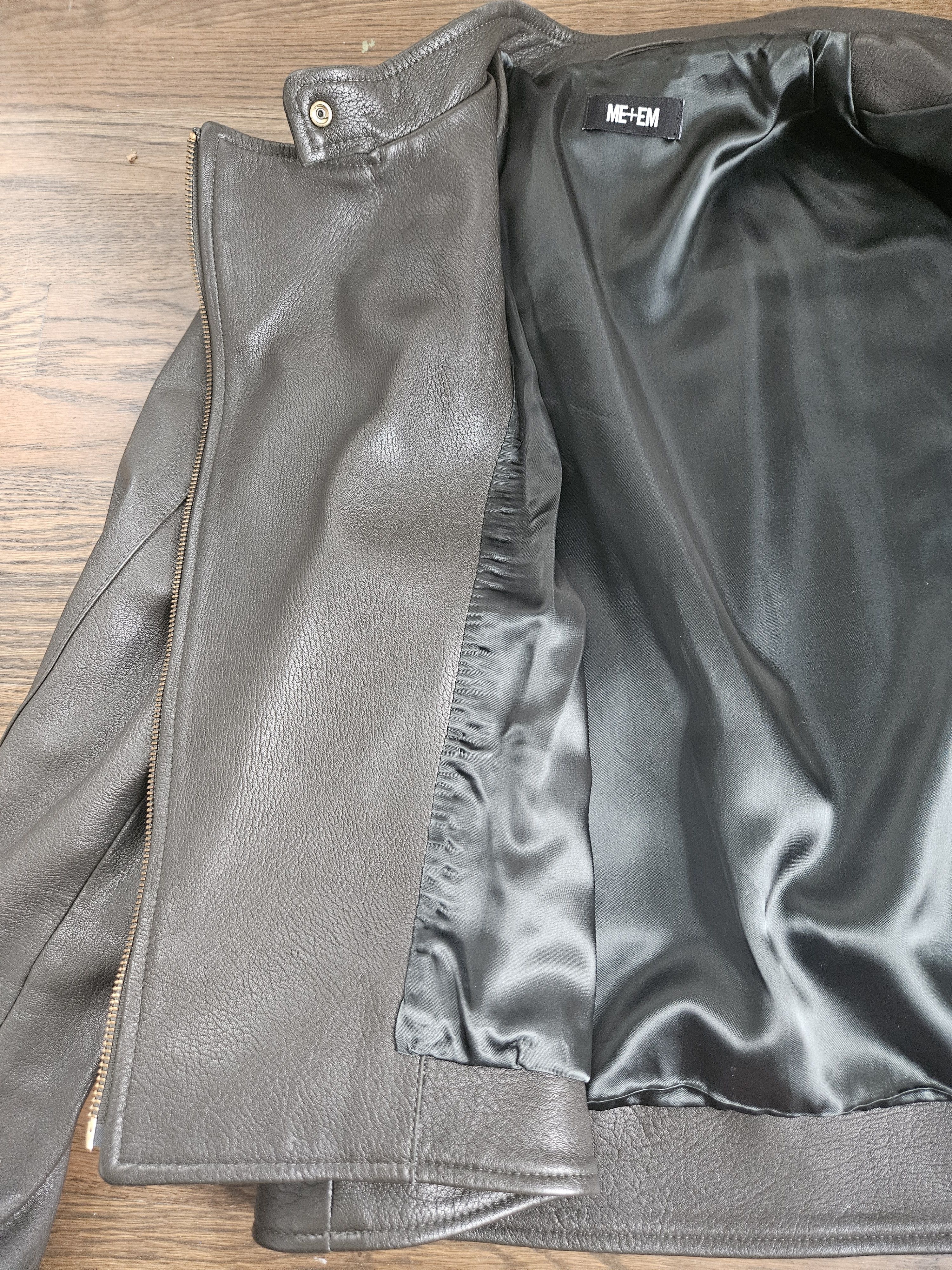 ME+EM ME+EM Icon Leather Biker Jacket size US10 Size L / US 10 / IT 46 - 7 Thumbnail