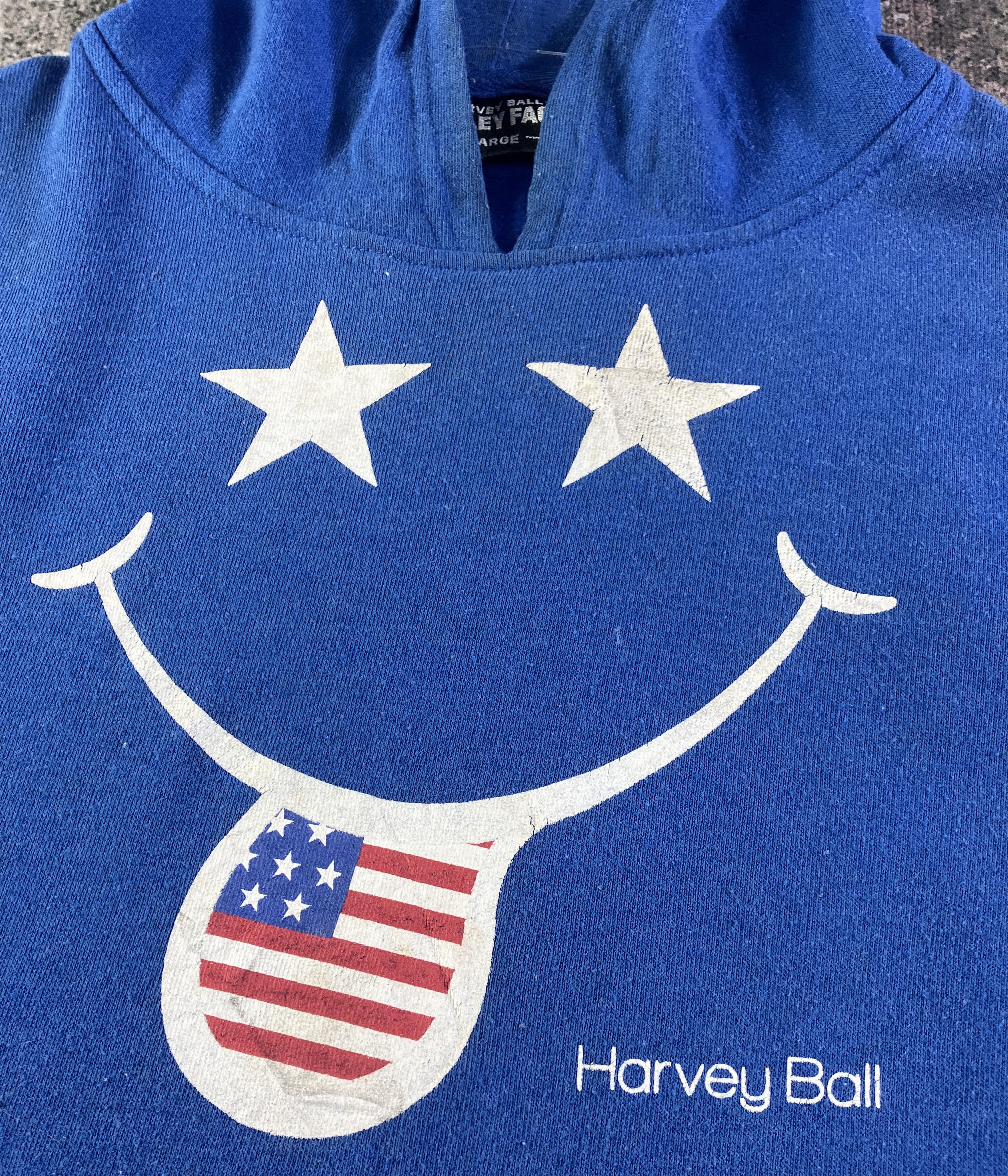 Vintage Harvey Ball Smiley Face Hoodies F363 Size US L / EU 52-54 / 3 - 4 Thumbnail