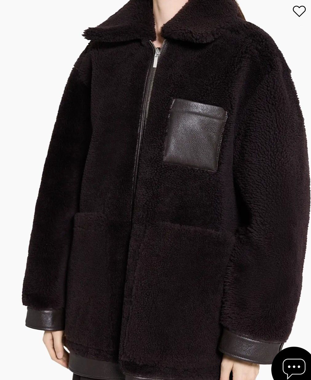 Theory Theory Cacao Aero Shearling Coat Size M / US 6-8 / IT 42-44 - 2 Thumbnail