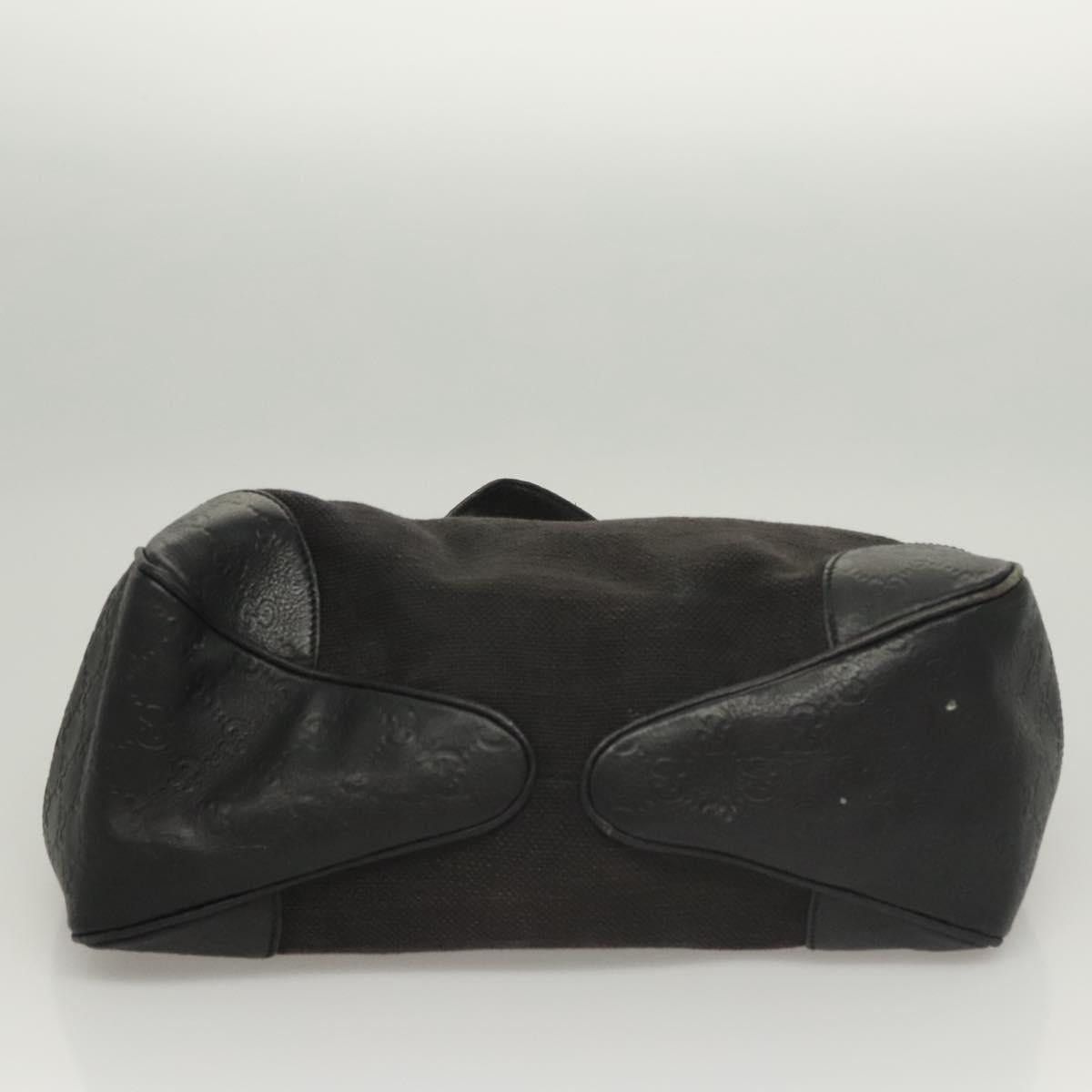 Gucci GUCCI Shoulder Bag Canvas Outlet Black Gold Size ONE SIZE - 9 Thumbnail