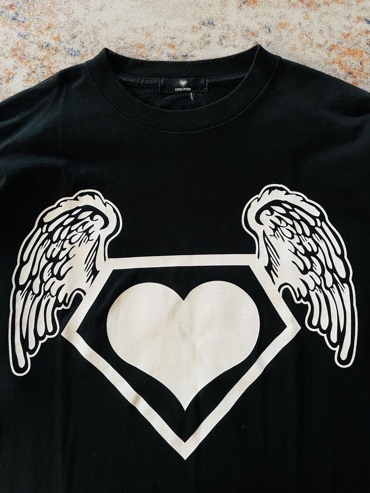 Japanese Brand SUPERLOVERS LOVER ROCKS ANGELS & DEMONS LONGSLEEVE Size US M / EU 48-50 / 2 - 4 Thumbnail